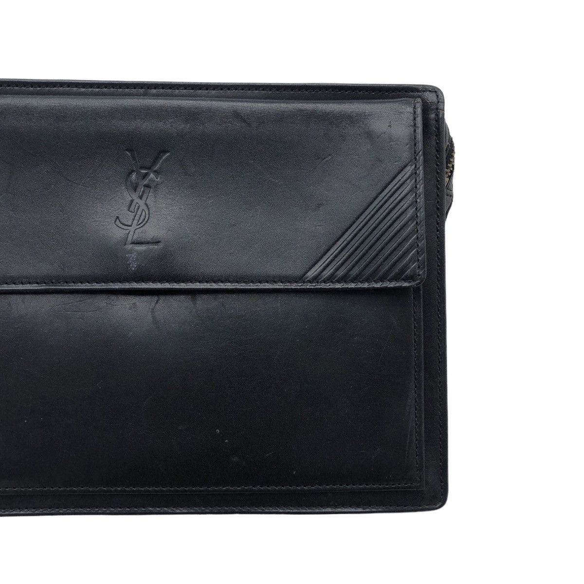 Yves Saint Laurent Vintage Yves Saint Laurent Leather Clutch Bag Size ONE SIZE - 2 Thumbnail