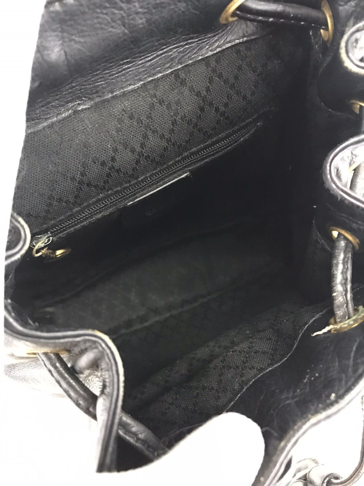 Gucci ❌Last Drop❌Vintage Gucci Bamboo Small Backpack Leather Size ONE SIZE - 17 Thumbnail