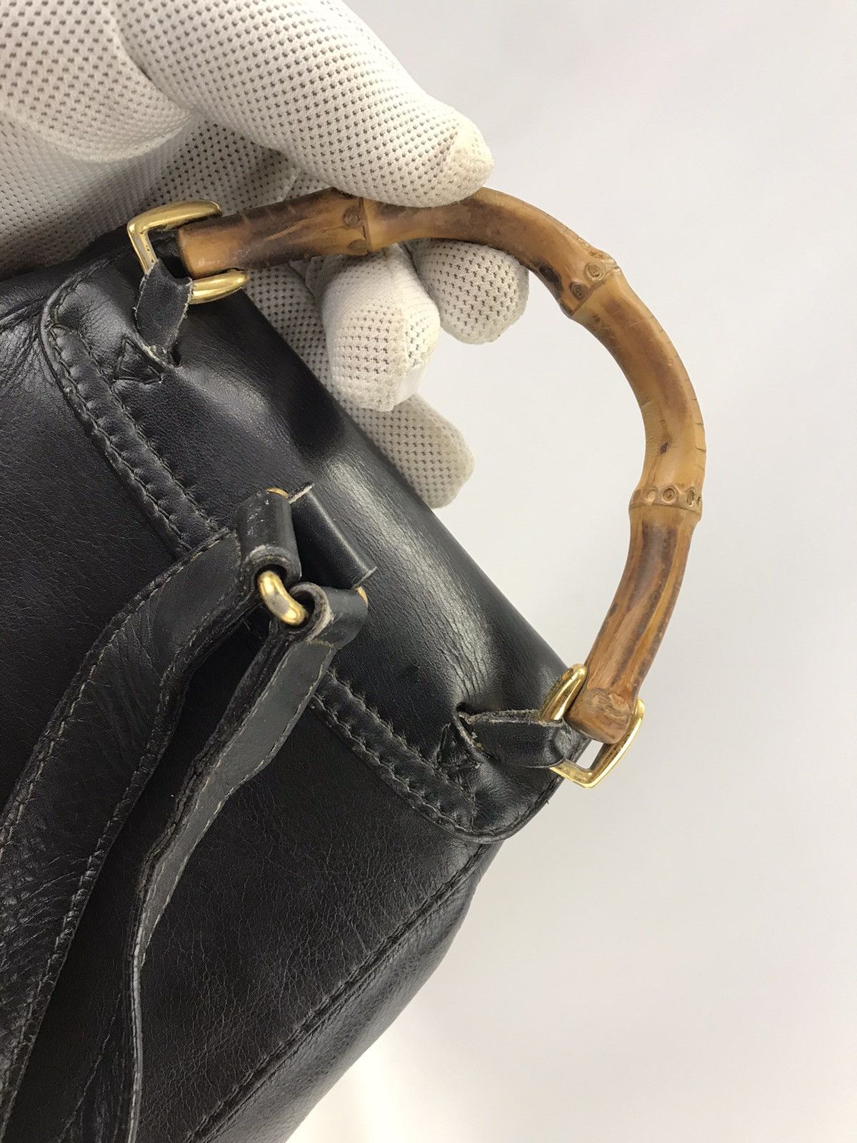 Gucci ❌Last Drop❌Vintage Gucci Bamboo Small Backpack Leather Size ONE SIZE - 15 Thumbnail