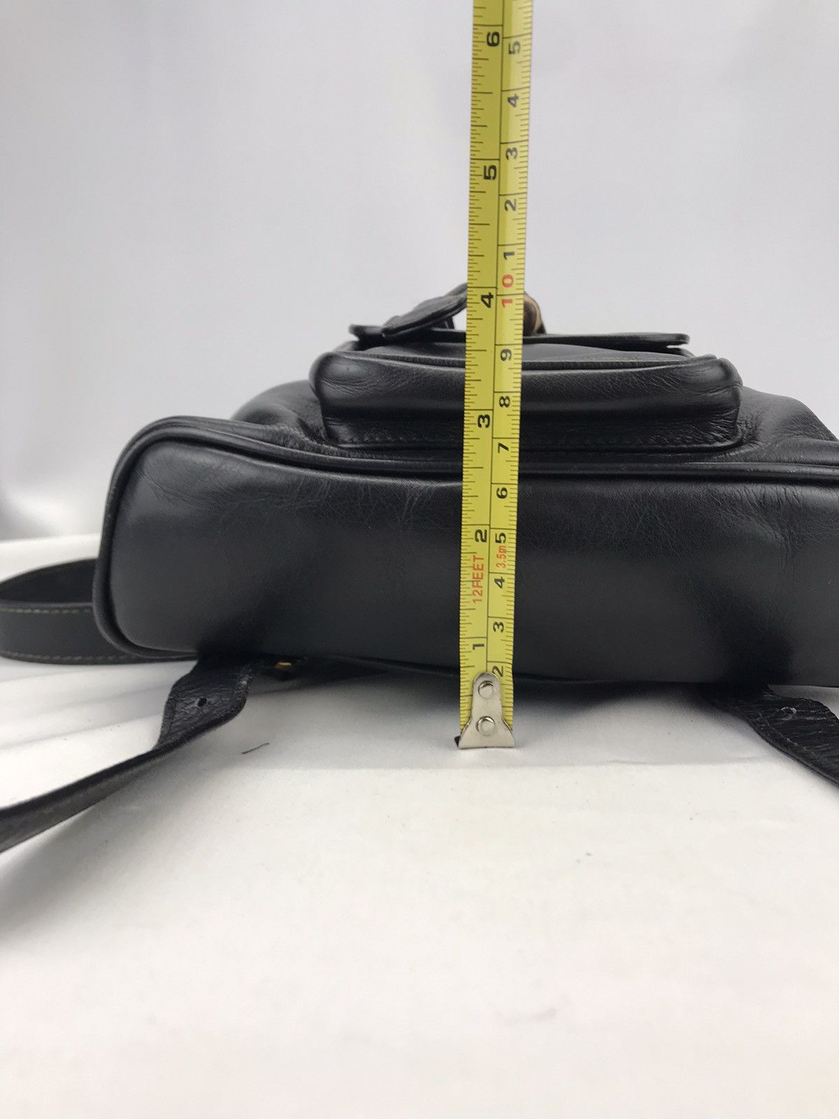 Gucci ❌Last Drop❌Vintage Gucci Bamboo Small Backpack Leather Size ONE SIZE - 24 Thumbnail