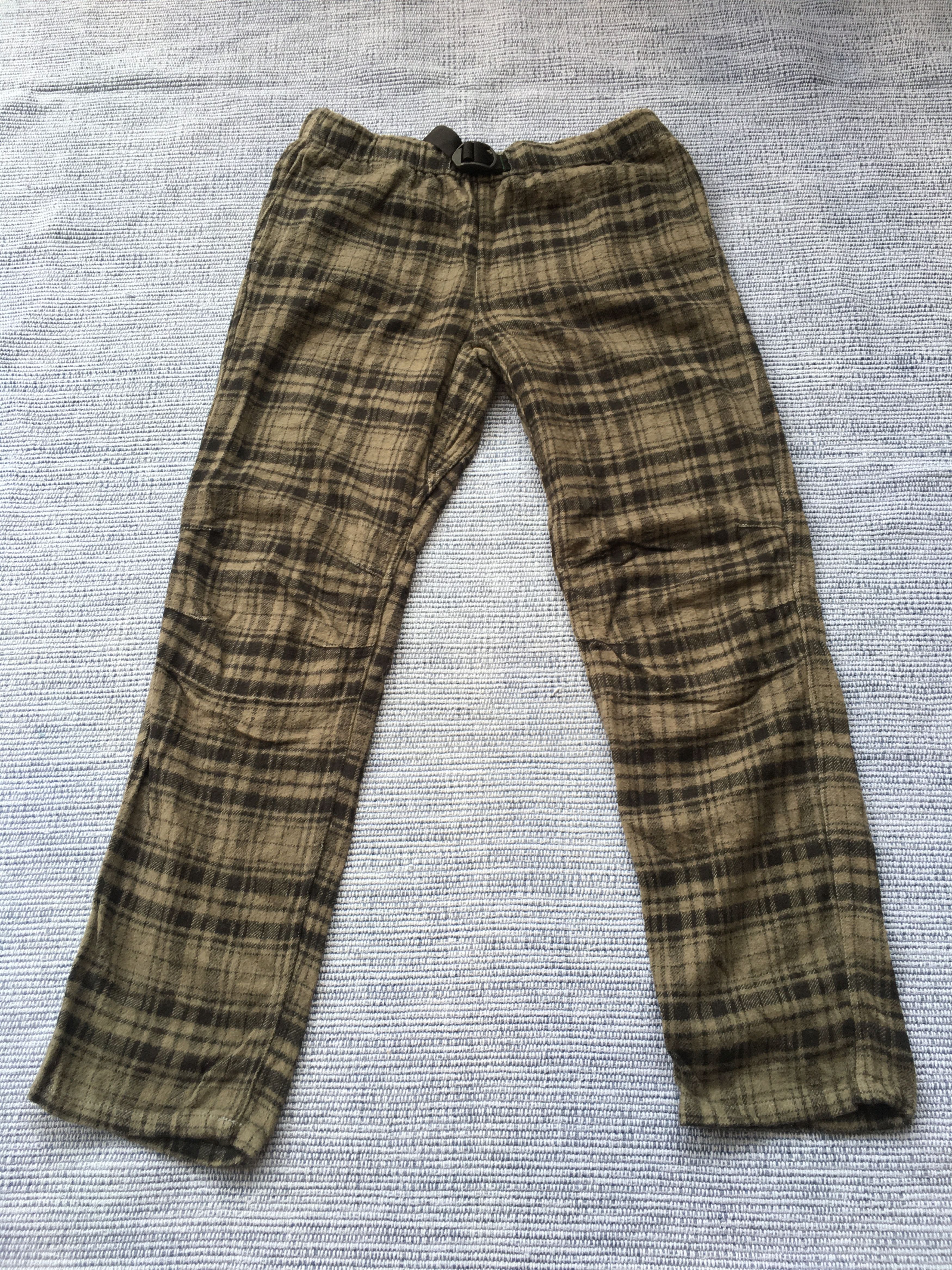 Japanese Brand × Wild Things grey checked cotton pants Size US 28 / EU 44 - 2 Thumbnail