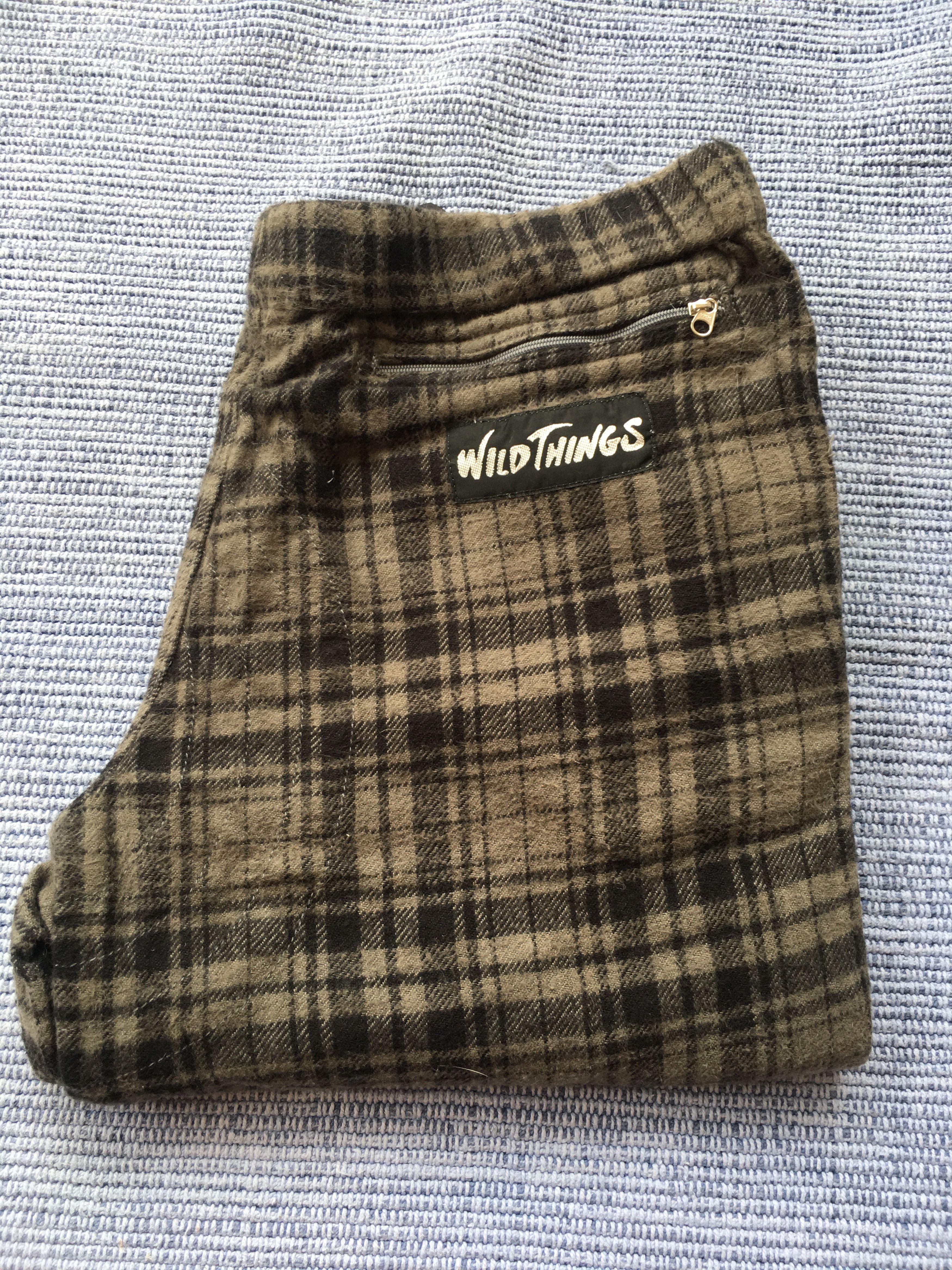 Japanese Brand × Wild Things grey checked cotton pants Size US 28 / EU 44 - 1 Thumbnail
