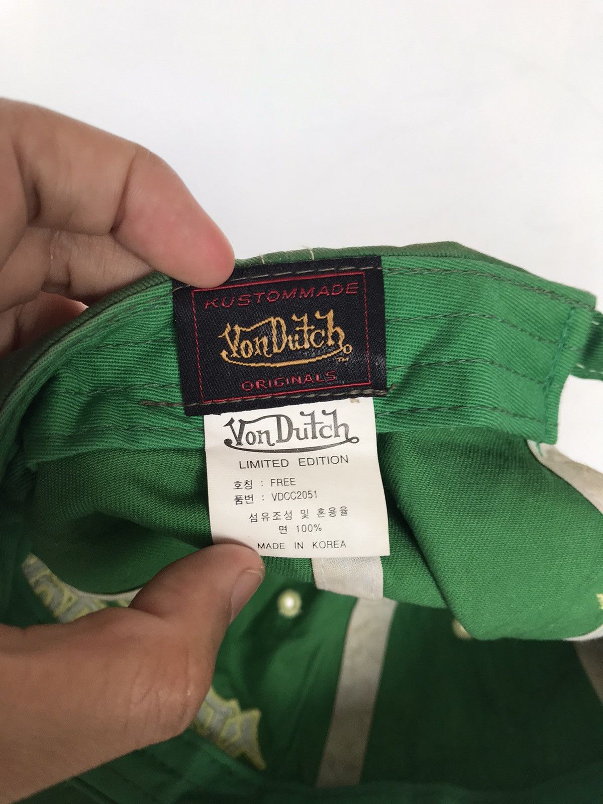 Von Dutch Von Dutch Hat Big Logo Spellout Fits All Size ONE SIZE - 6 Thumbnail