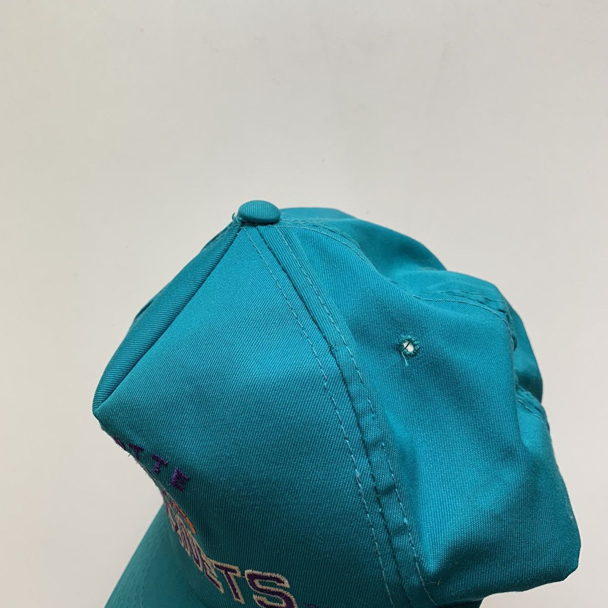 NBA × Vintage Vintage 90s Charlotte Hornets Embroidered NBA Snapback Rare Size ONE SIZE - 3 Thumbnail