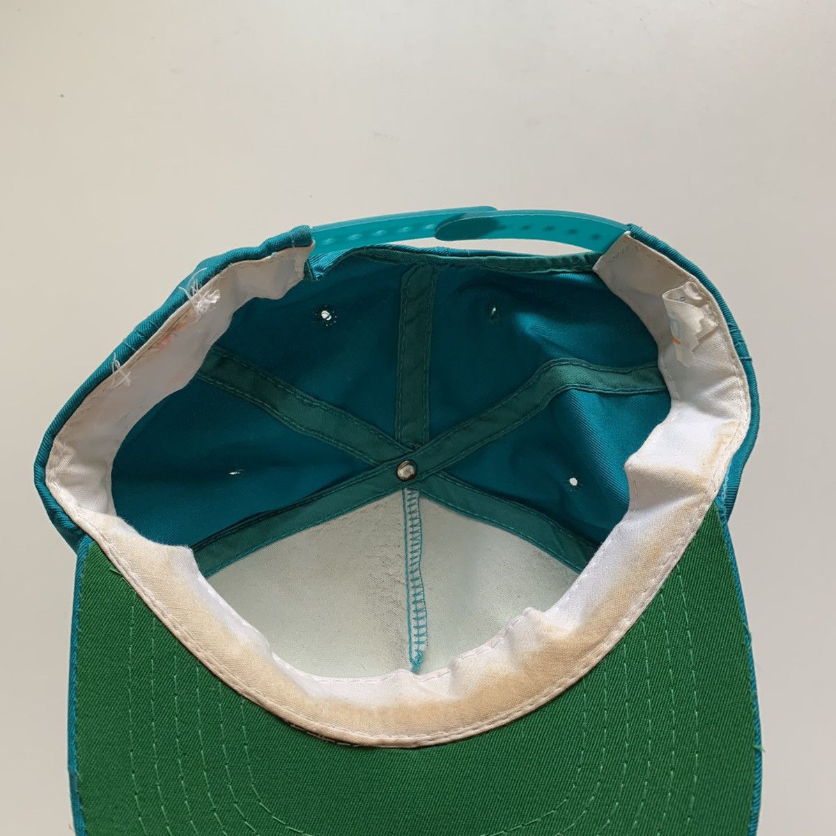 NBA × Vintage Vintage 90s Charlotte Hornets Embroidered NBA Snapback Rare Size ONE SIZE - 4 Thumbnail