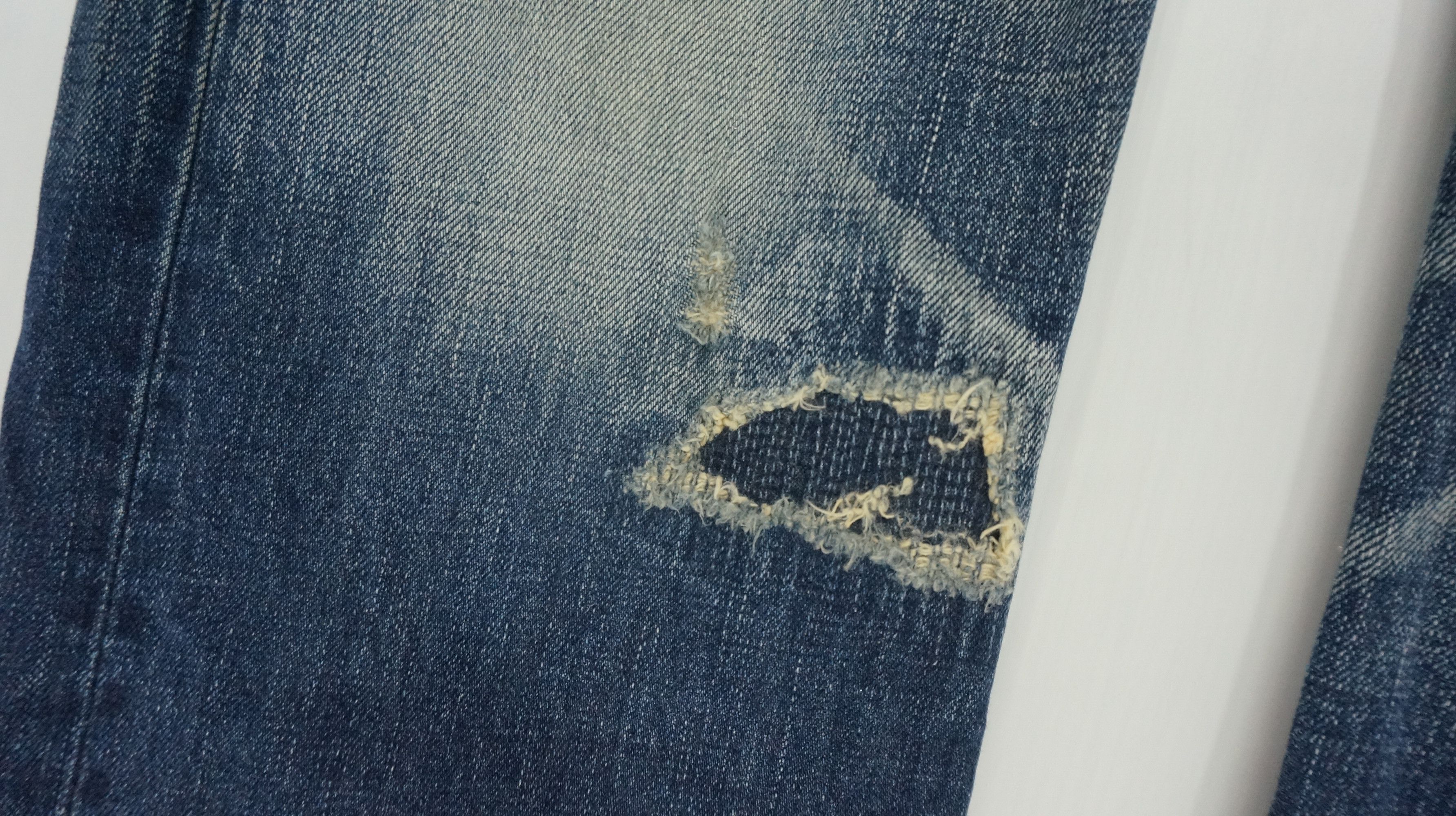 Eternal Dope Vintage ETERNAL Japan Sashiko Patchwork Denim Jeans Size US 34 / EU 50 - 8 Thumbnail