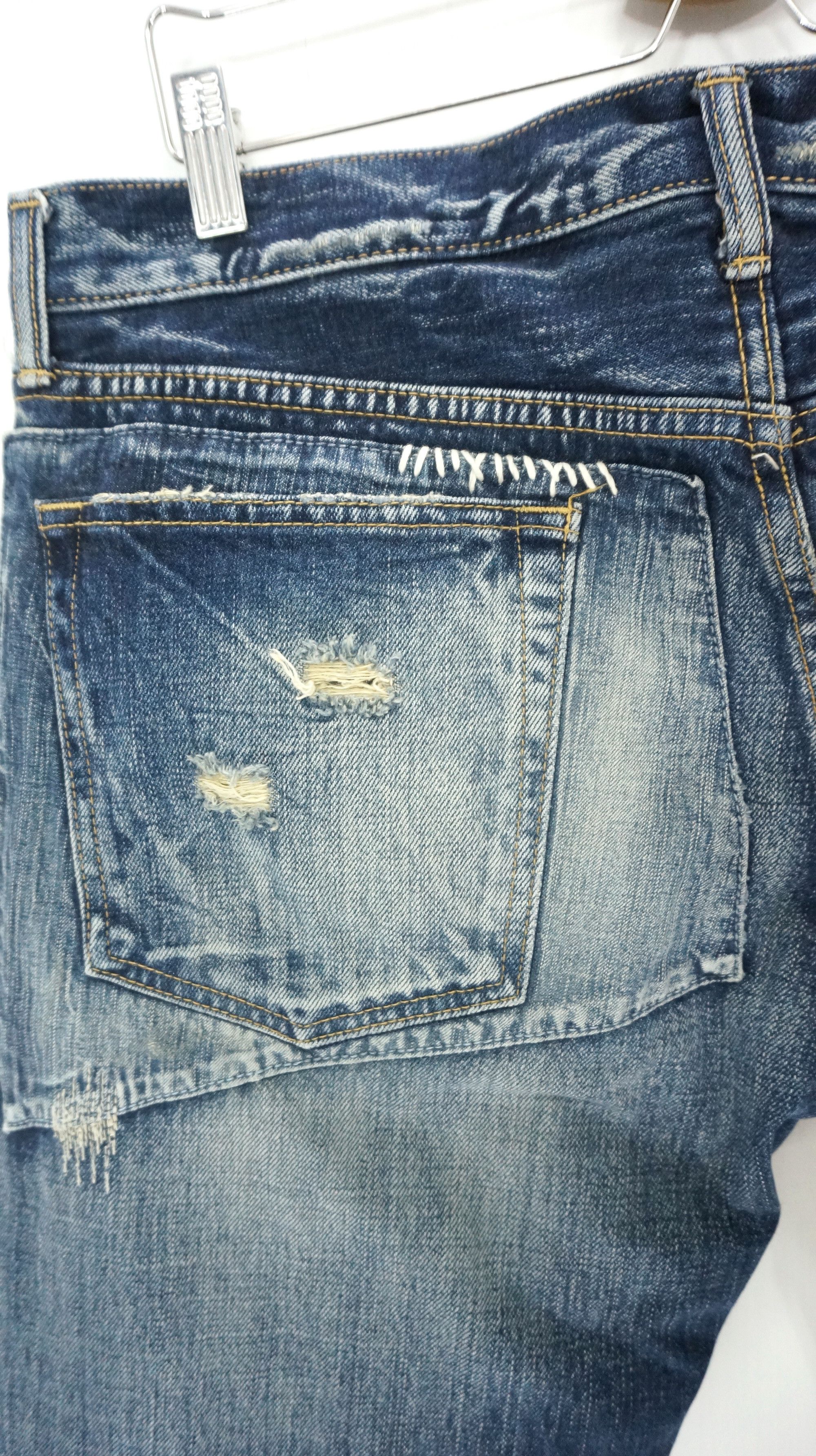 Eternal Dope Vintage ETERNAL Japan Sashiko Patchwork Denim Jeans Size US 34 / EU 50 - 13 Thumbnail
