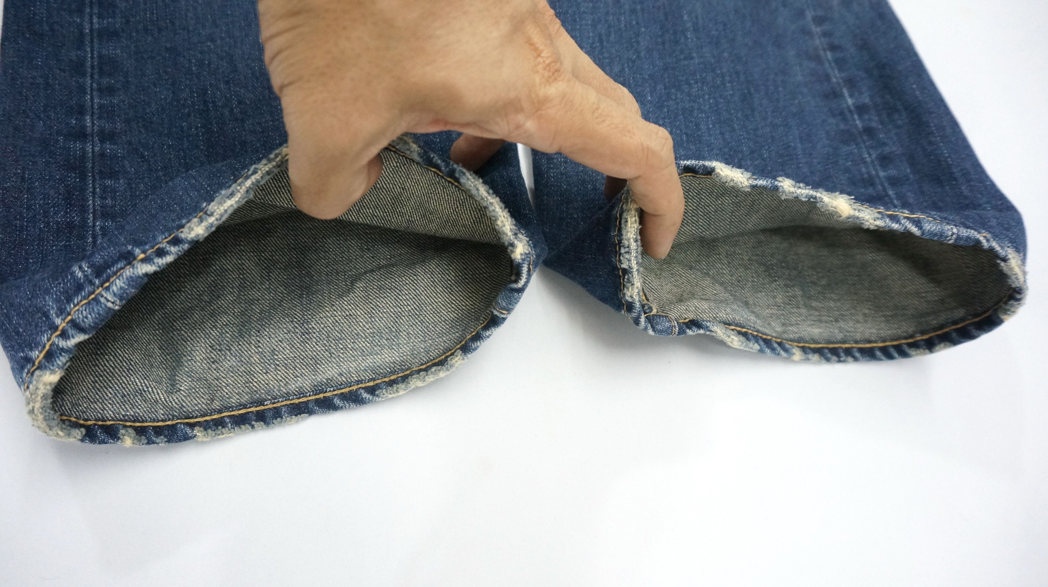 Eternal Dope Vintage ETERNAL Japan Sashiko Patchwork Denim Jeans Size US 34 / EU 50 - 25 Thumbnail
