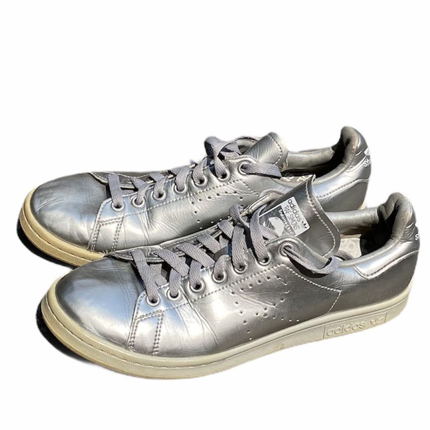 Adidas × Raf Simons FW15 Runway Raf Simons x Stan Smith Silver Metallic Size US 8 / EU 41 - 1 Thumbnail