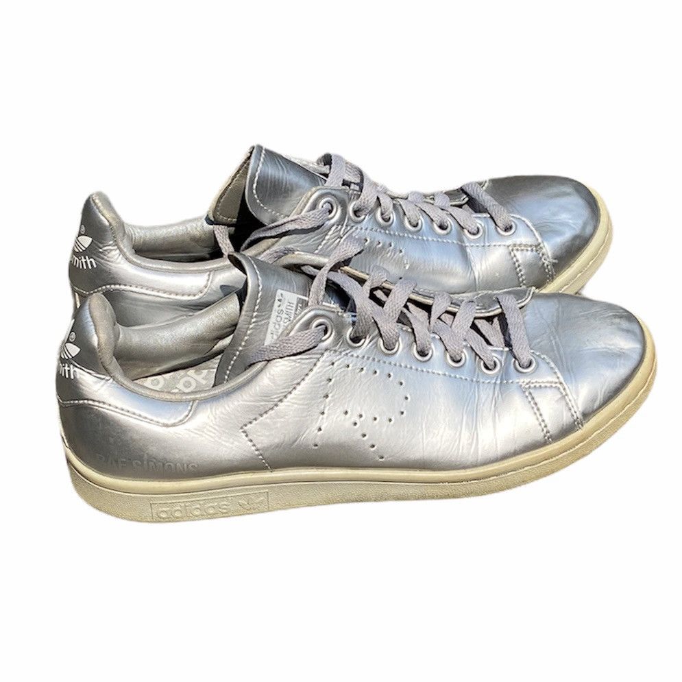 Adidas × Raf Simons FW15 Runway Raf Simons x Stan Smith Silver Metallic Size US 8 / EU 41 - 2 Thumbnail