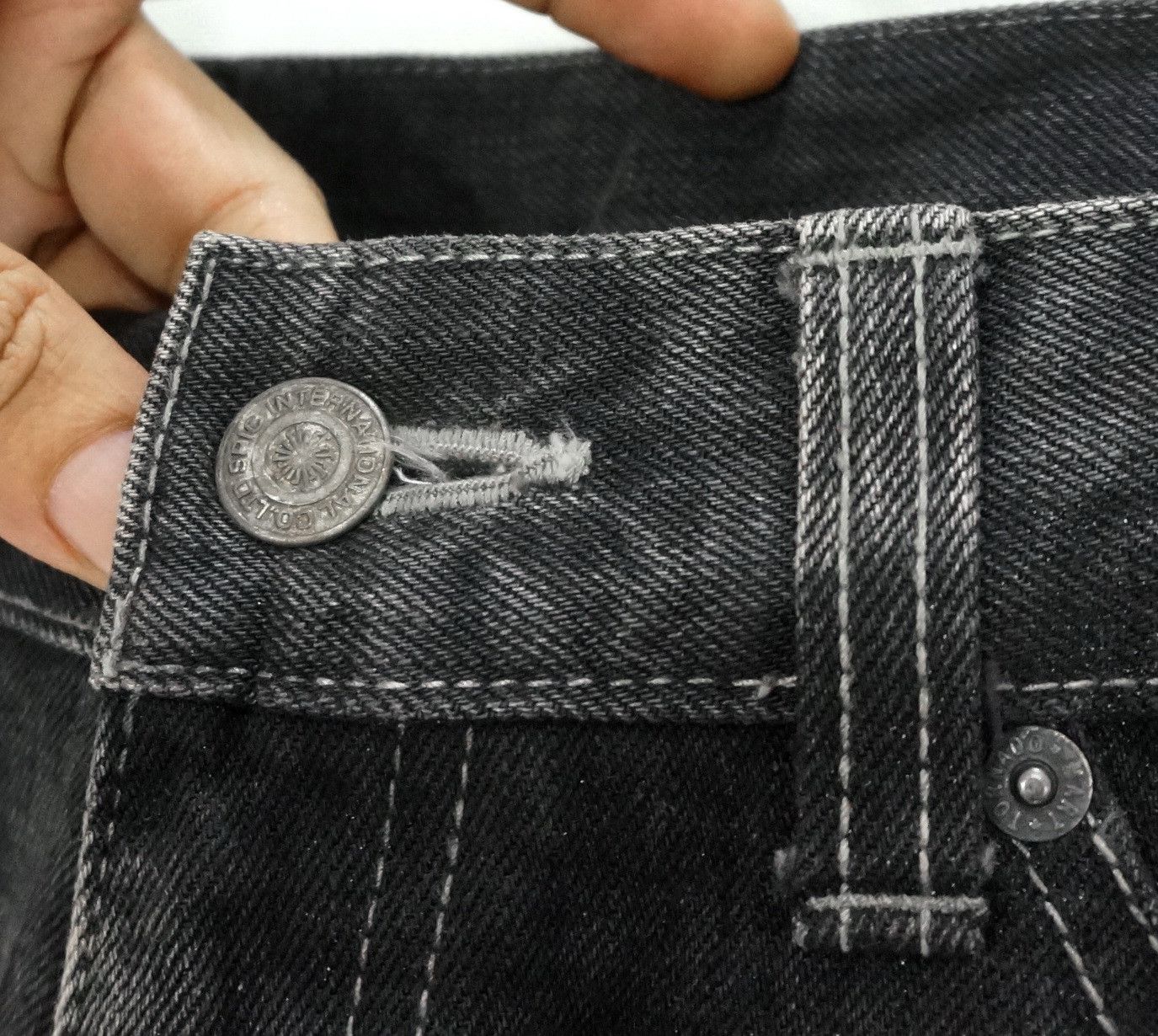 Japanese Brand 🔥 TORNADO MART Distressed Acid Wash Flared Skinny Jeans Size US 29 - 7 Thumbnail