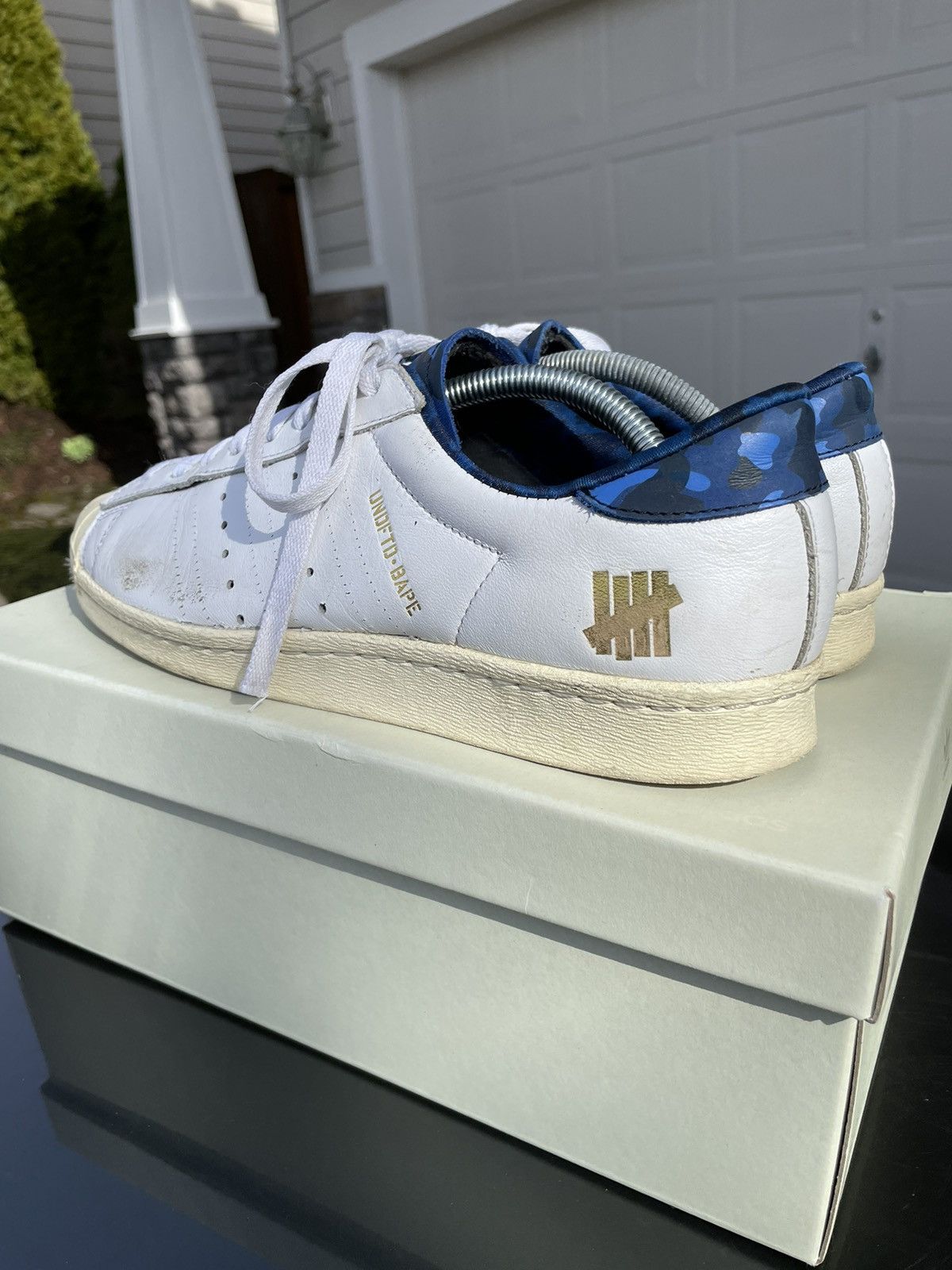 Adidas  Bape  Undefeated Bape x Adidas x Undefeated Superstar 80s |  Grailed