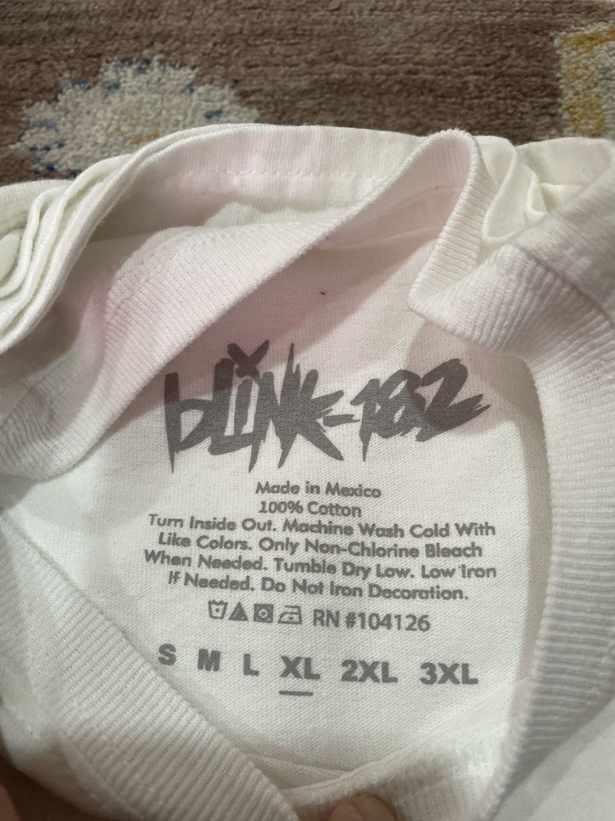 Band Tees Blink 182 Am1 Size US XL / EU 56 / 4 - 4 Thumbnail