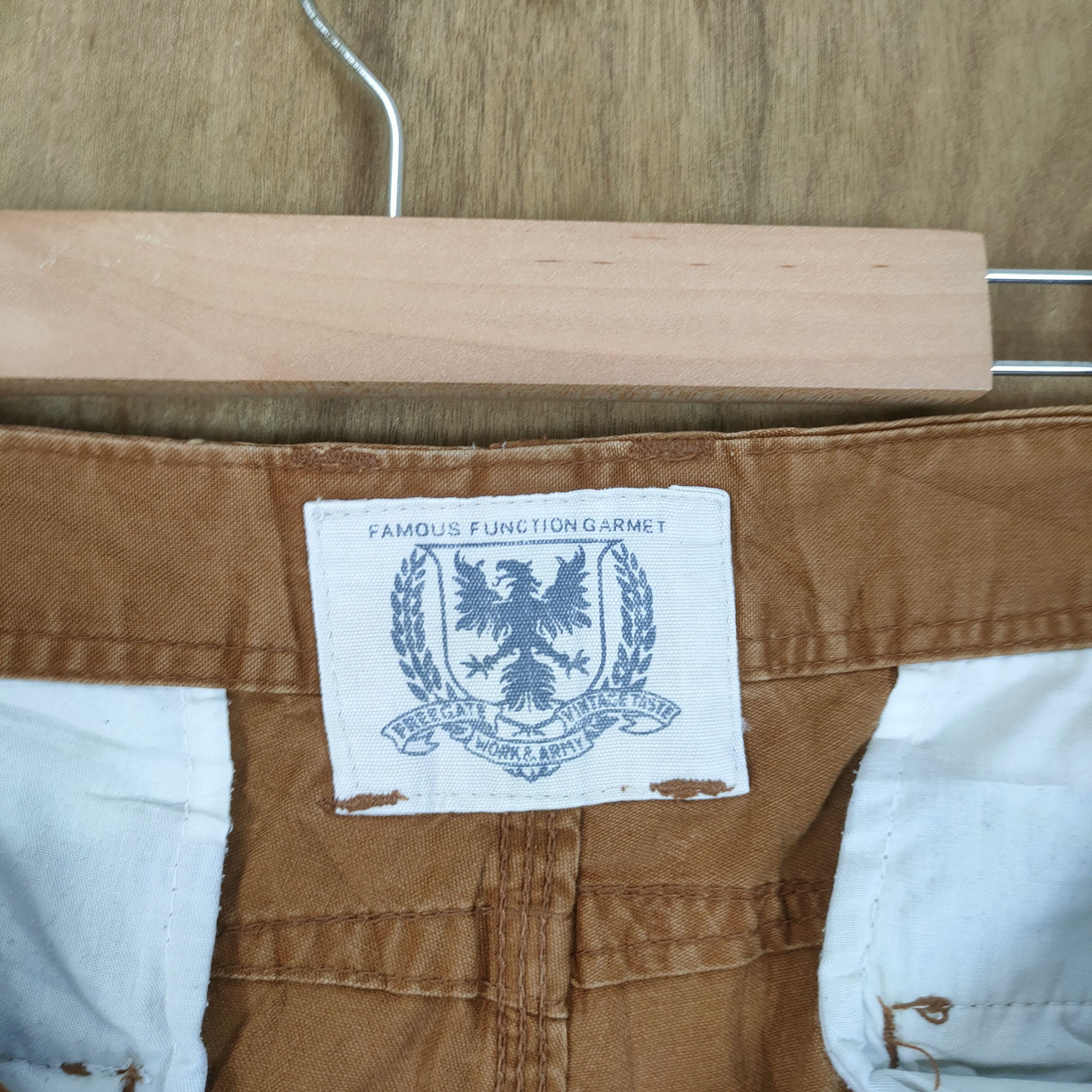 Japanese Brand VINTAGE FOMOUS GARMENT FADED CARGO PANTS Size US 32 / EU 48 - 12 Thumbnail