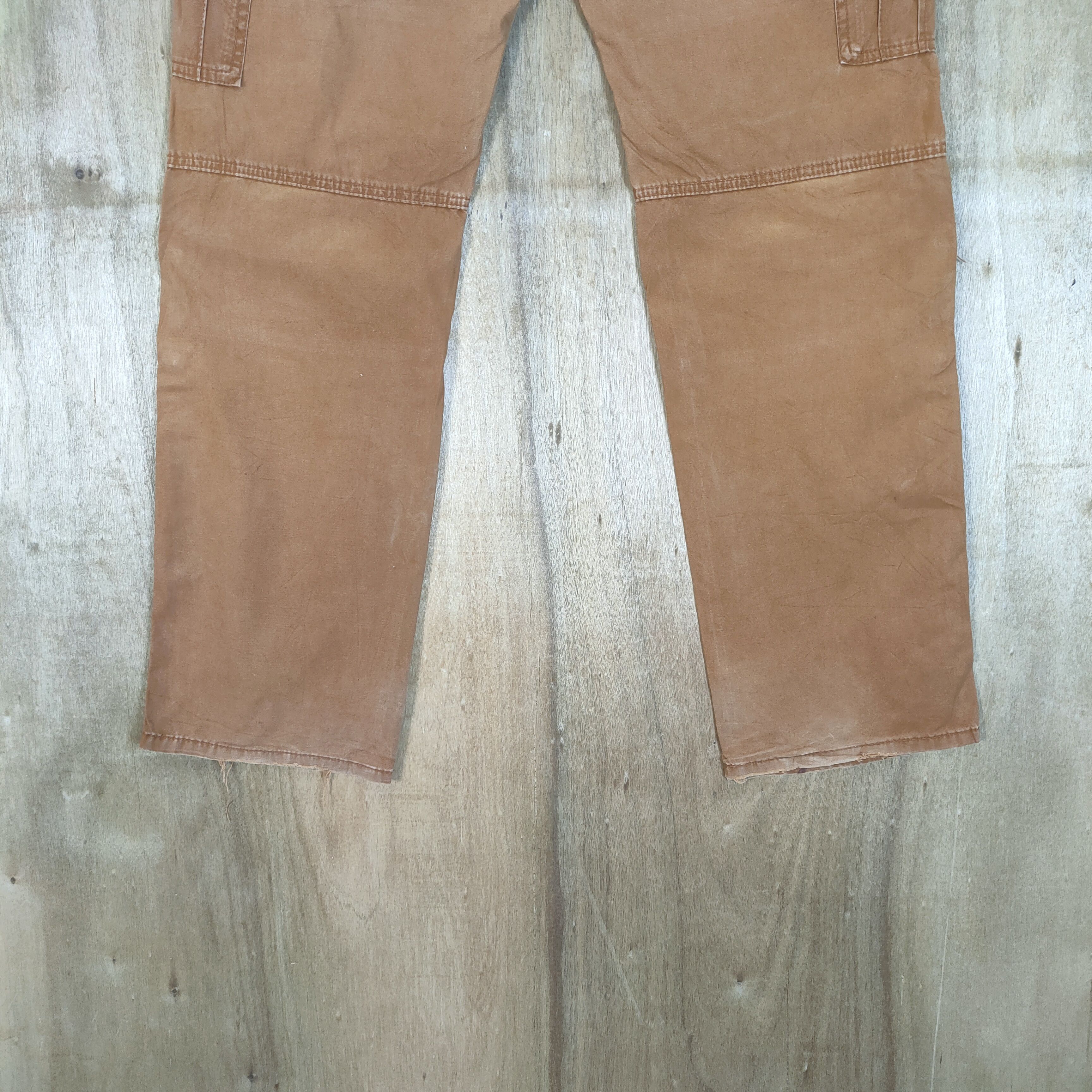 Japanese Brand VINTAGE FOMOUS GARMENT FADED CARGO PANTS Size US 32 / EU 48 - 9 Thumbnail