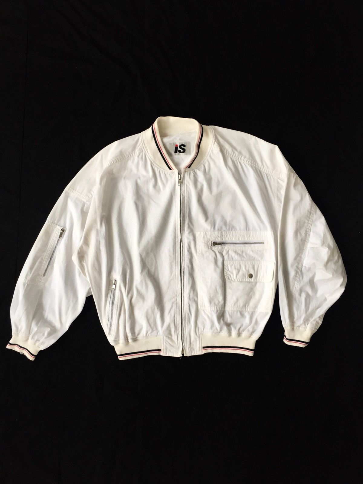 Issey Miyake ARCHIVE🔥OG IS Twin Tipped MA-1 Bomber Jacket Size US M / EU 48-50 / 2 - 2 Thumbnail
