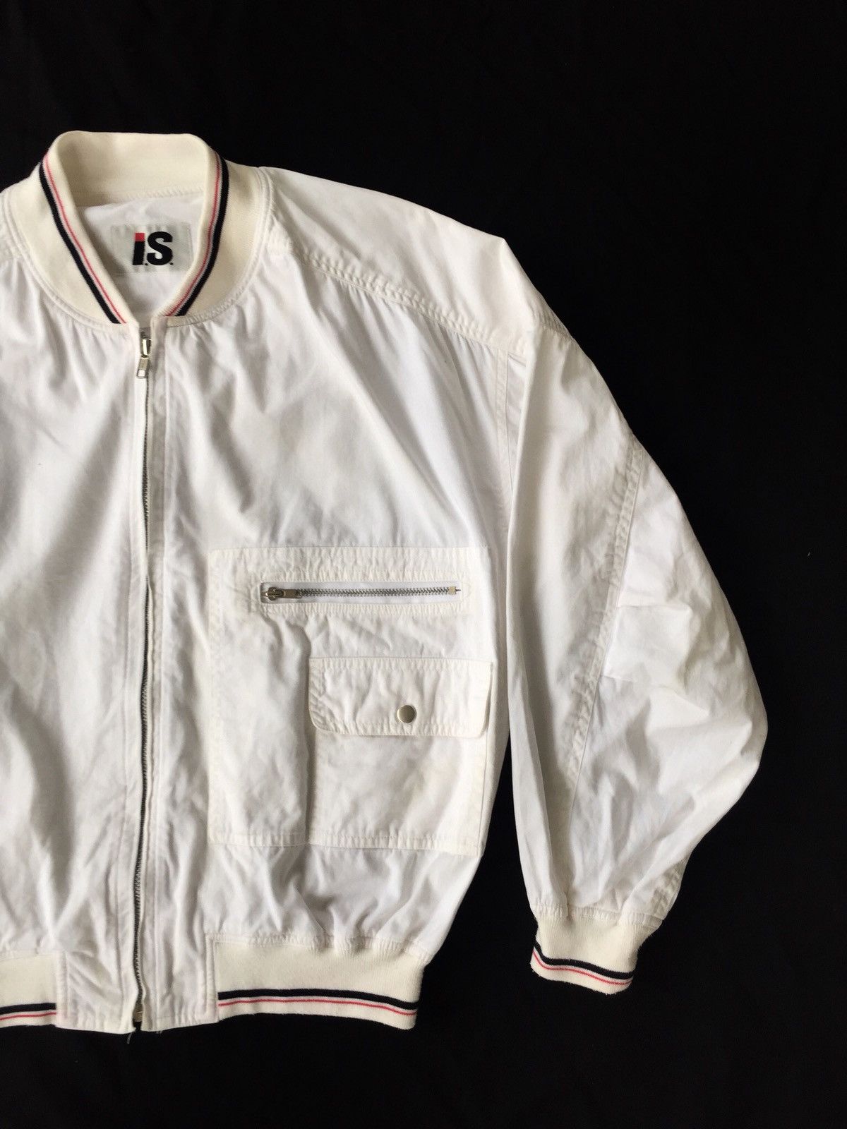 Issey Miyake ARCHIVE🔥OG IS Twin Tipped MA-1 Bomber Jacket Size US M / EU 48-50 / 2 - 5 Thumbnail