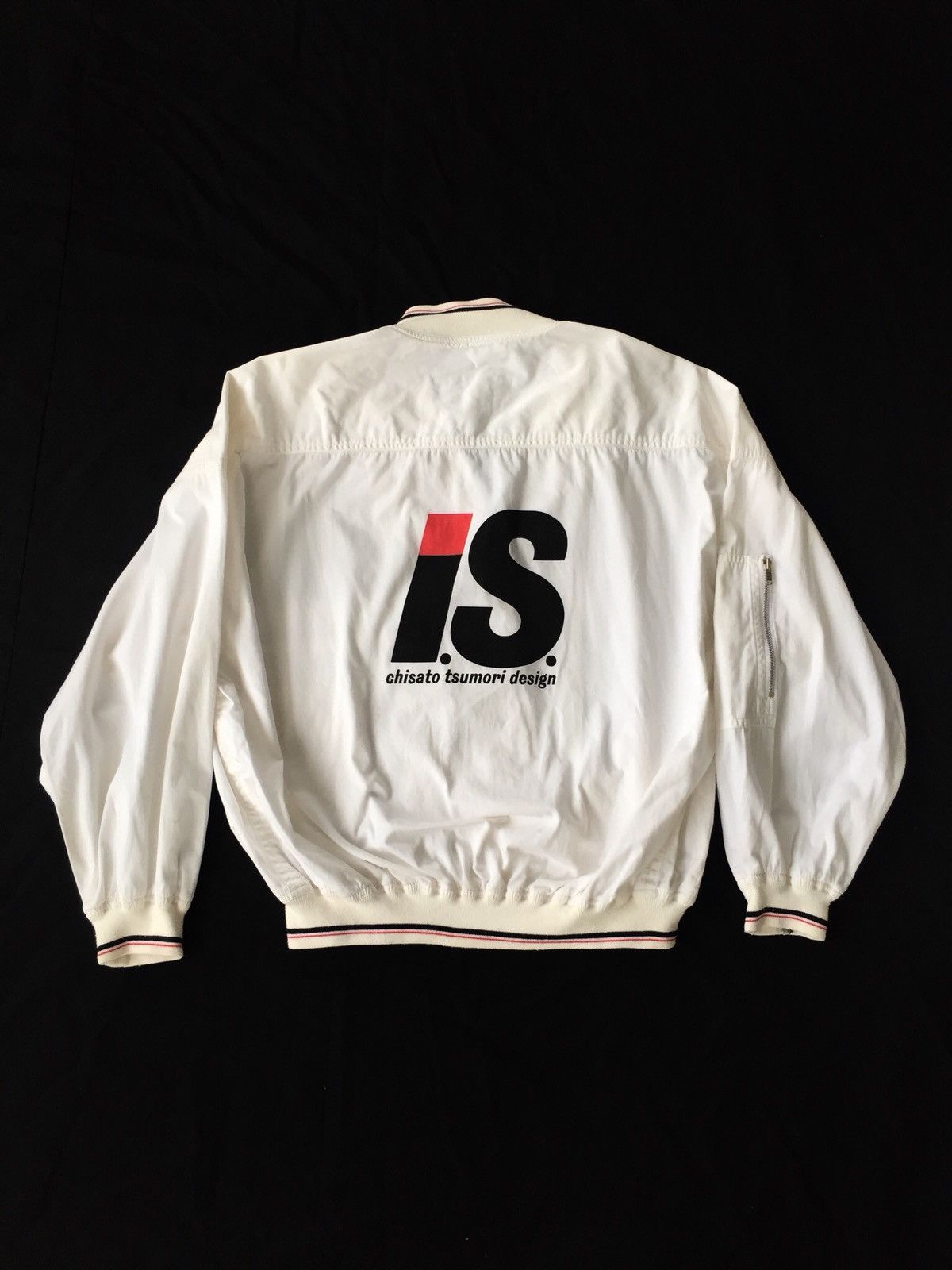 Issey Miyake ARCHIVE🔥OG IS Twin Tipped MA-1 Bomber Jacket Size US M / EU 48-50 / 2 - 1 Thumbnail