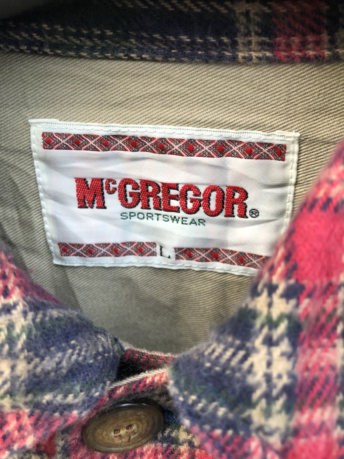 McGregor Mcgregor Multipocket Plaid Tartan Jacket Size US L / EU 52-54 / 3 - 5 Thumbnail
