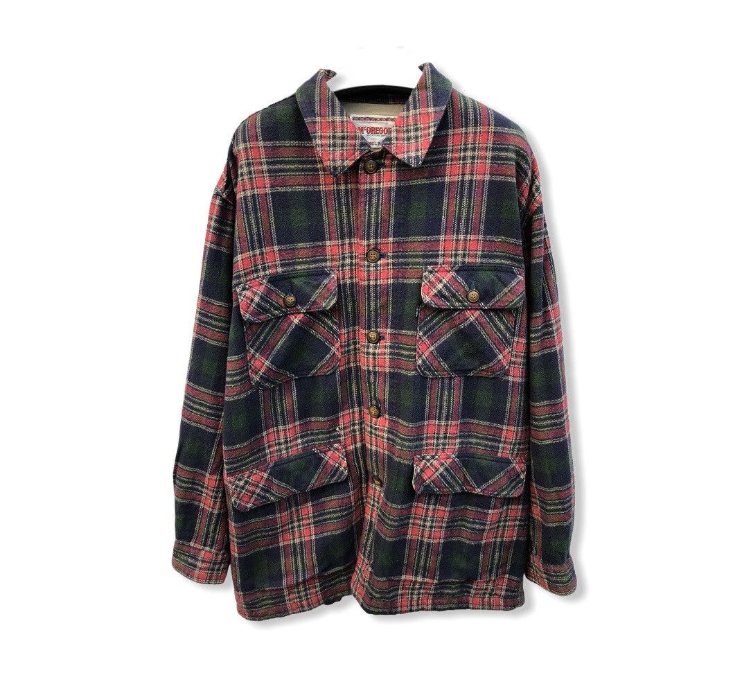 McGregor Mcgregor Multipocket Plaid Tartan Jacket Size US L / EU 52-54 / 3 - 1 Thumbnail