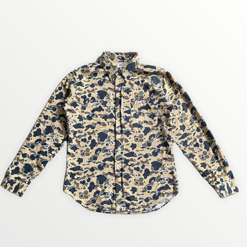 Bape Vintage Bape Sta Camo Shirt Size US S / EU 44-46 / 1 - 1 Thumbnail