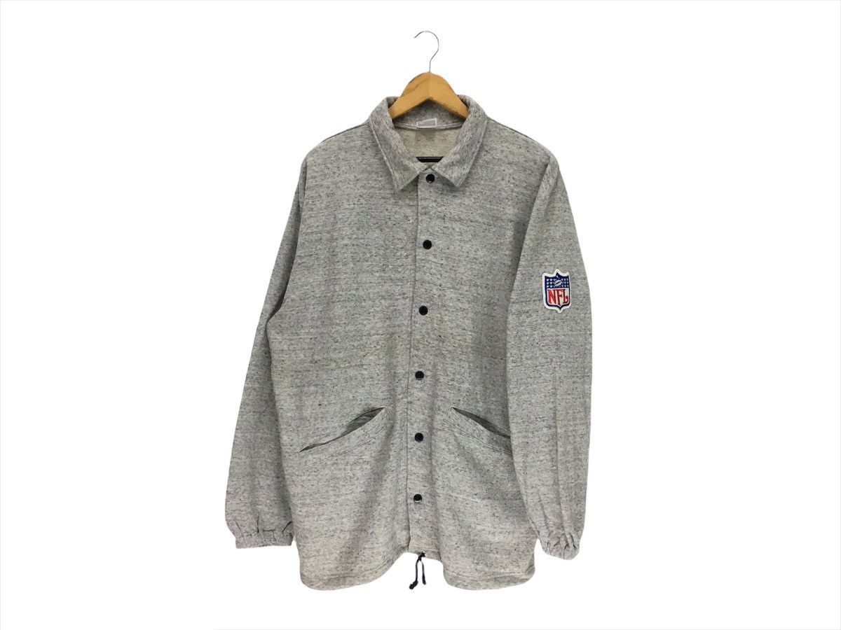NFL Vintage 90s Dallas Cowboys Football Team NFL Button Jacket Size US L / EU 52-54 / 3 - 4 Thumbnail