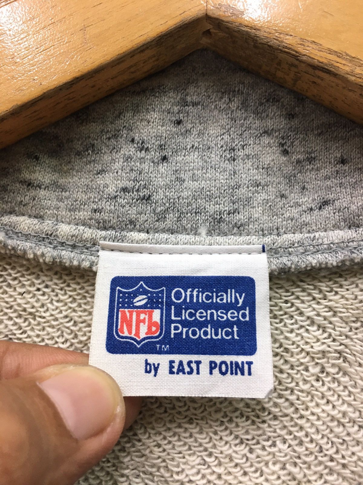 NFL Vintage 90s Dallas Cowboys Football Team NFL Button Jacket Size US L / EU 52-54 / 3 - 9 Thumbnail