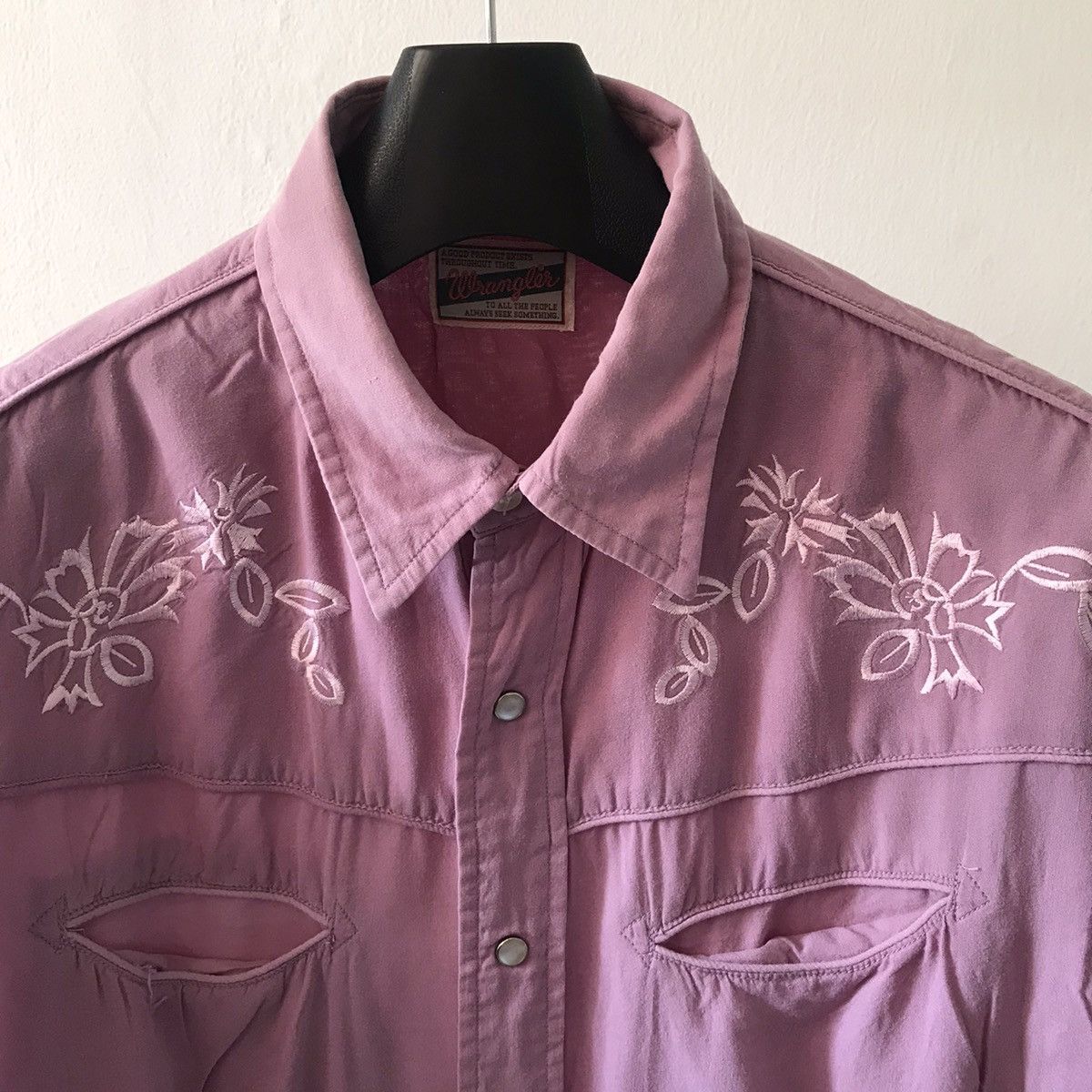Vintage Vintage wrangler western shirt Size US L / EU 52-54 / 3 - 2 Thumbnail