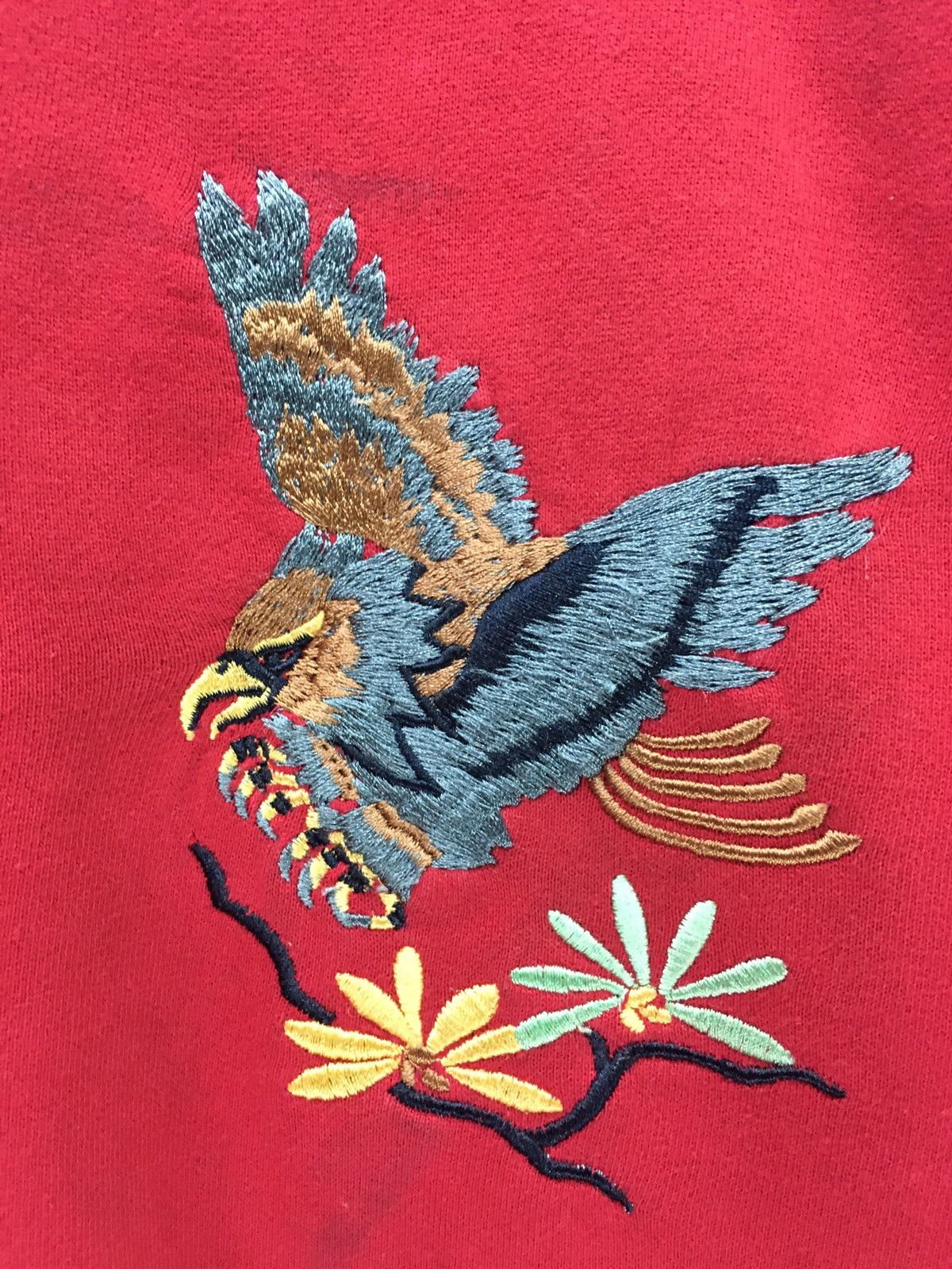 Japanese Brand Vintage Japanese Souvenir Sukajan Bird Vs Tiger Jacket Size US M / EU 48-50 / 2 - 8 Thumbnail
