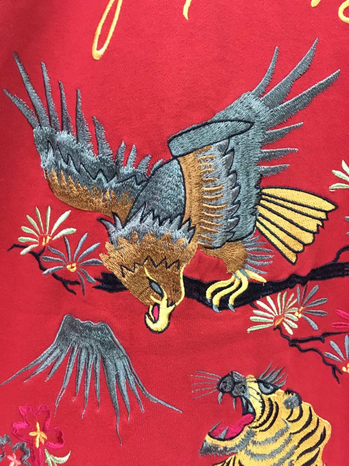 Japanese Brand Vintage Japanese Souvenir Sukajan Bird Vs Tiger Jacket Size US M / EU 48-50 / 2 - 10 Thumbnail