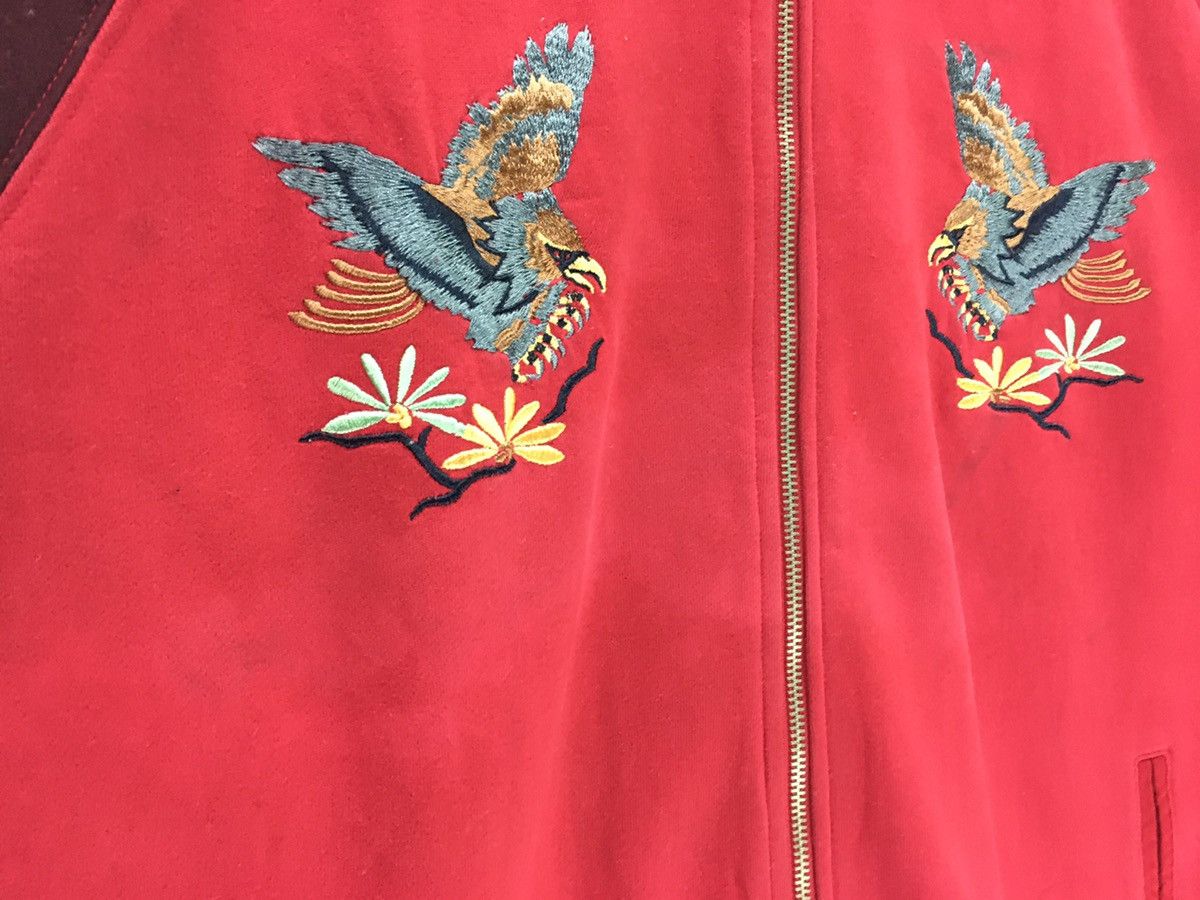 Japanese Brand Vintage Japanese Souvenir Sukajan Bird Vs Tiger Jacket Size US M / EU 48-50 / 2 - 7 Thumbnail