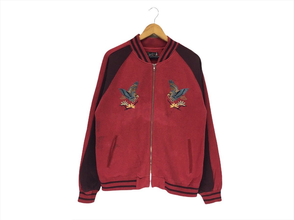 Japanese Brand Vintage Japanese Souvenir Sukajan Bird Vs Tiger Jacket Size US M / EU 48-50 / 2 - 3 Thumbnail