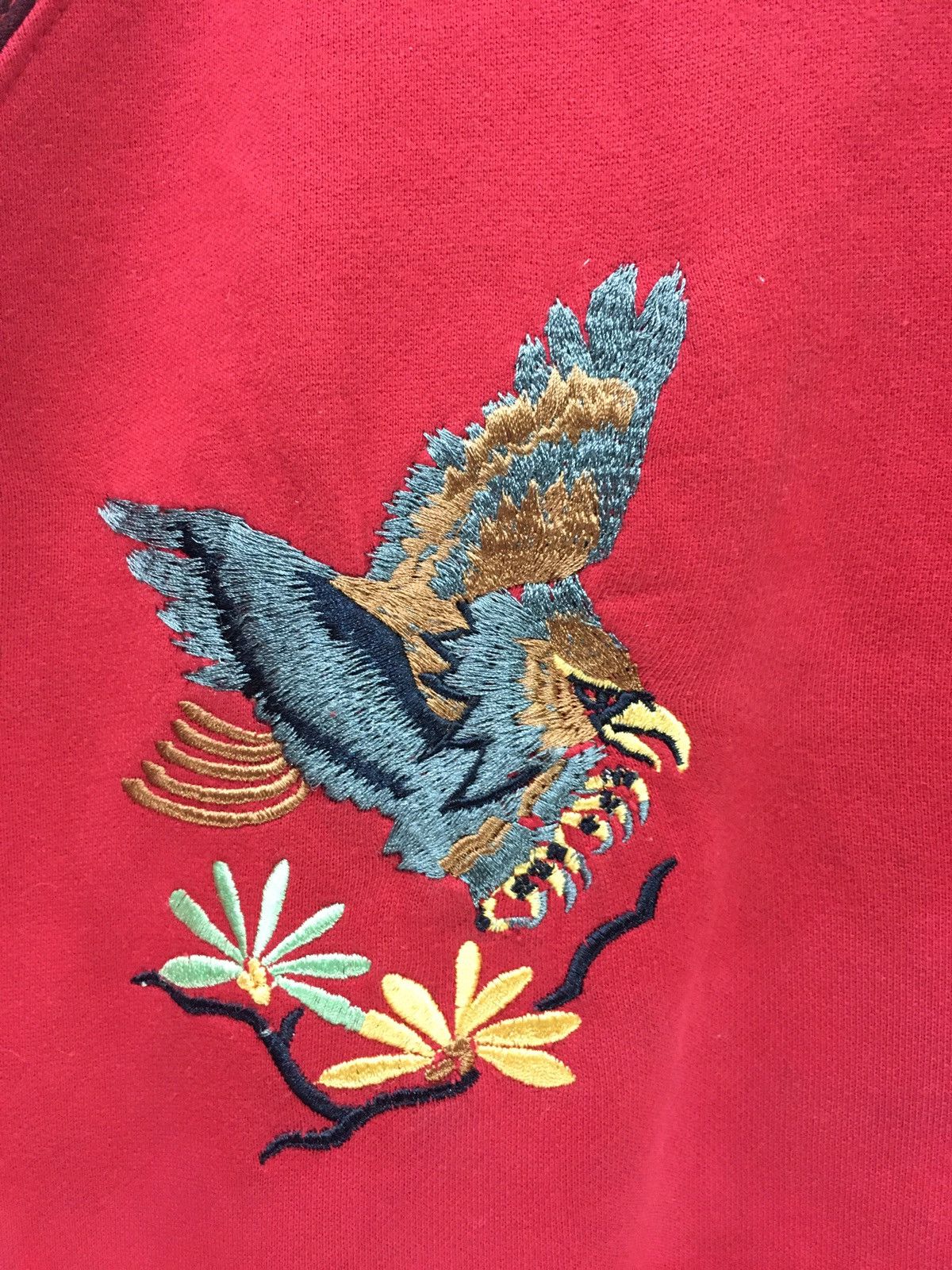 Japanese Brand Vintage Japanese Souvenir Sukajan Bird Vs Tiger Jacket Size US M / EU 48-50 / 2 - 9 Thumbnail