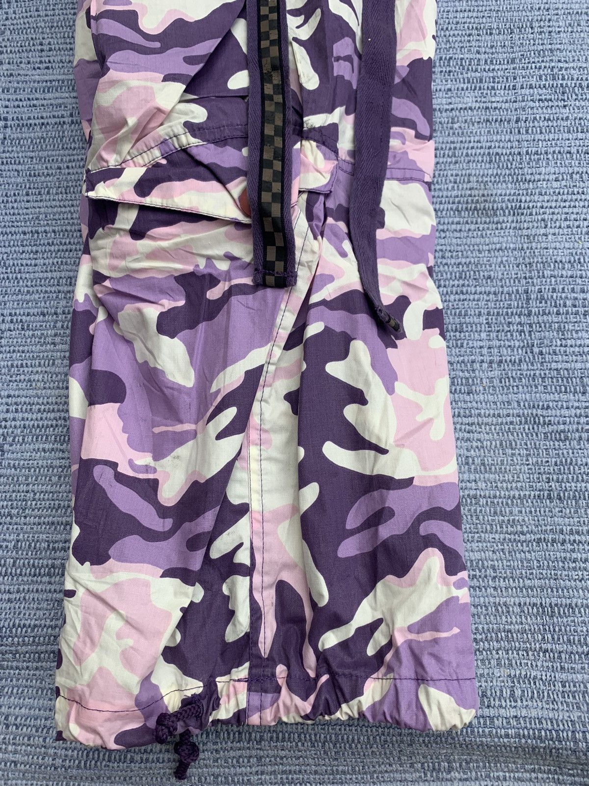 Japanese Brand UFO Parachute wide pants purple camo Size 32" / US 10 / IT 46 - 8 Thumbnail