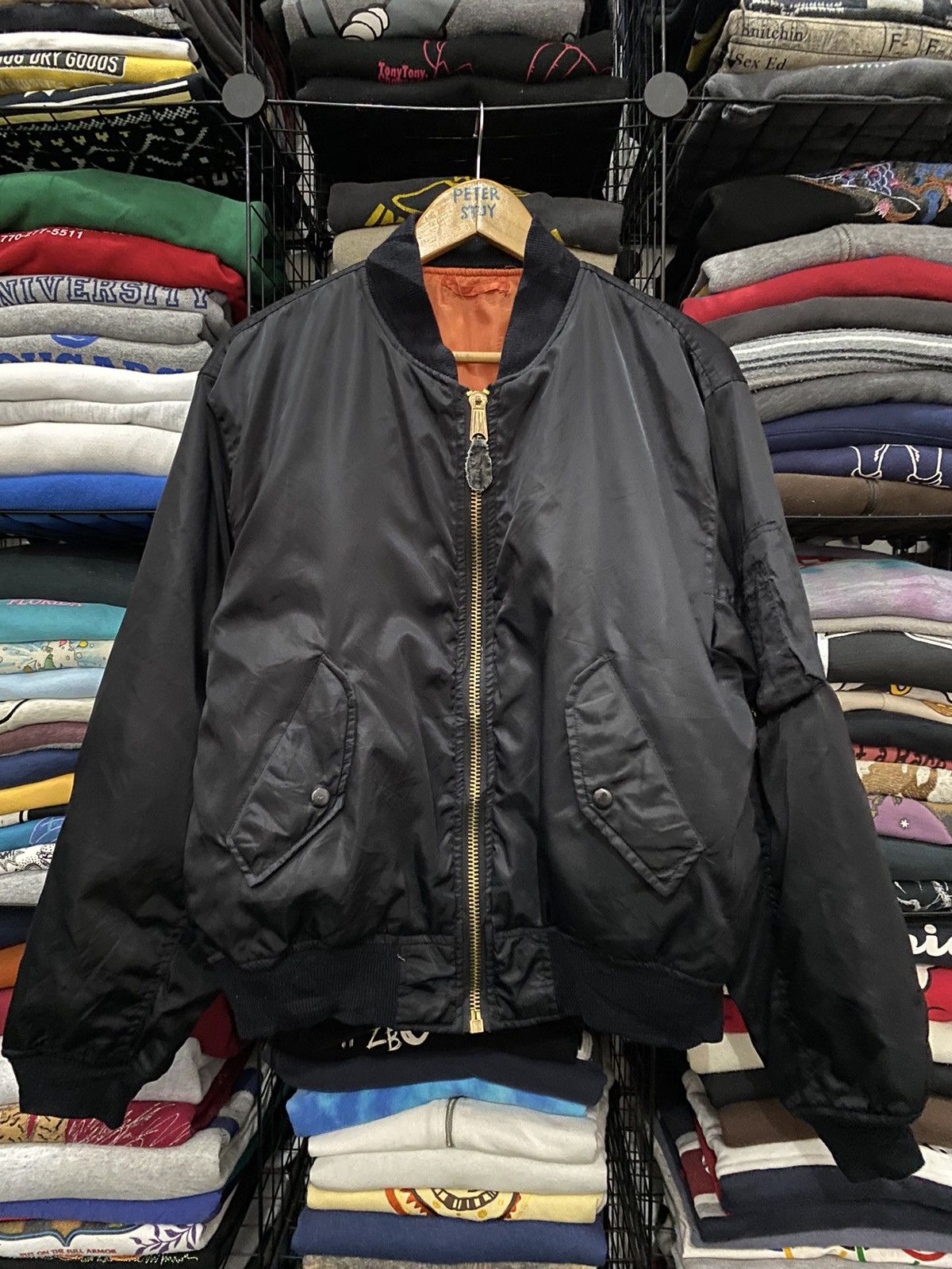 Vintage MIL-J-USAF BOMBER JACKET Size US M / EU 48-50 / 2 - 2 Thumbnail