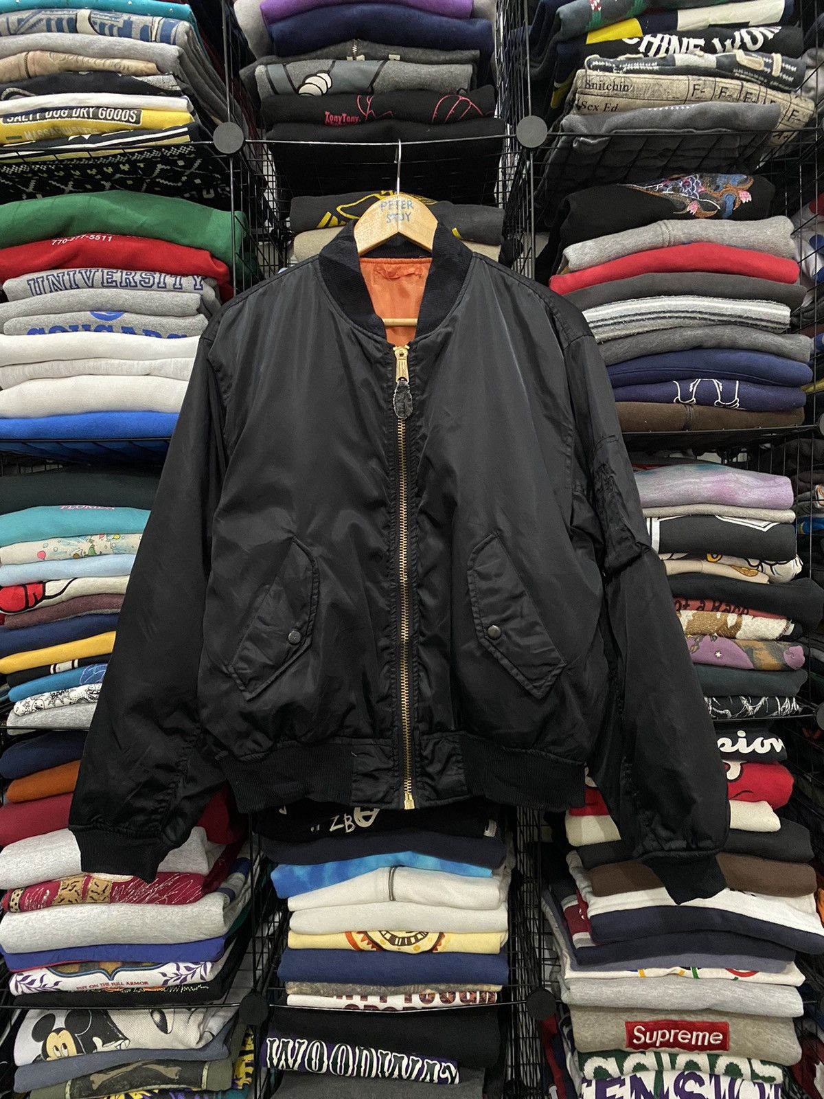 Vintage MIL-J-USAF BOMBER JACKET Size US M / EU 48-50 / 2 - 1 Thumbnail