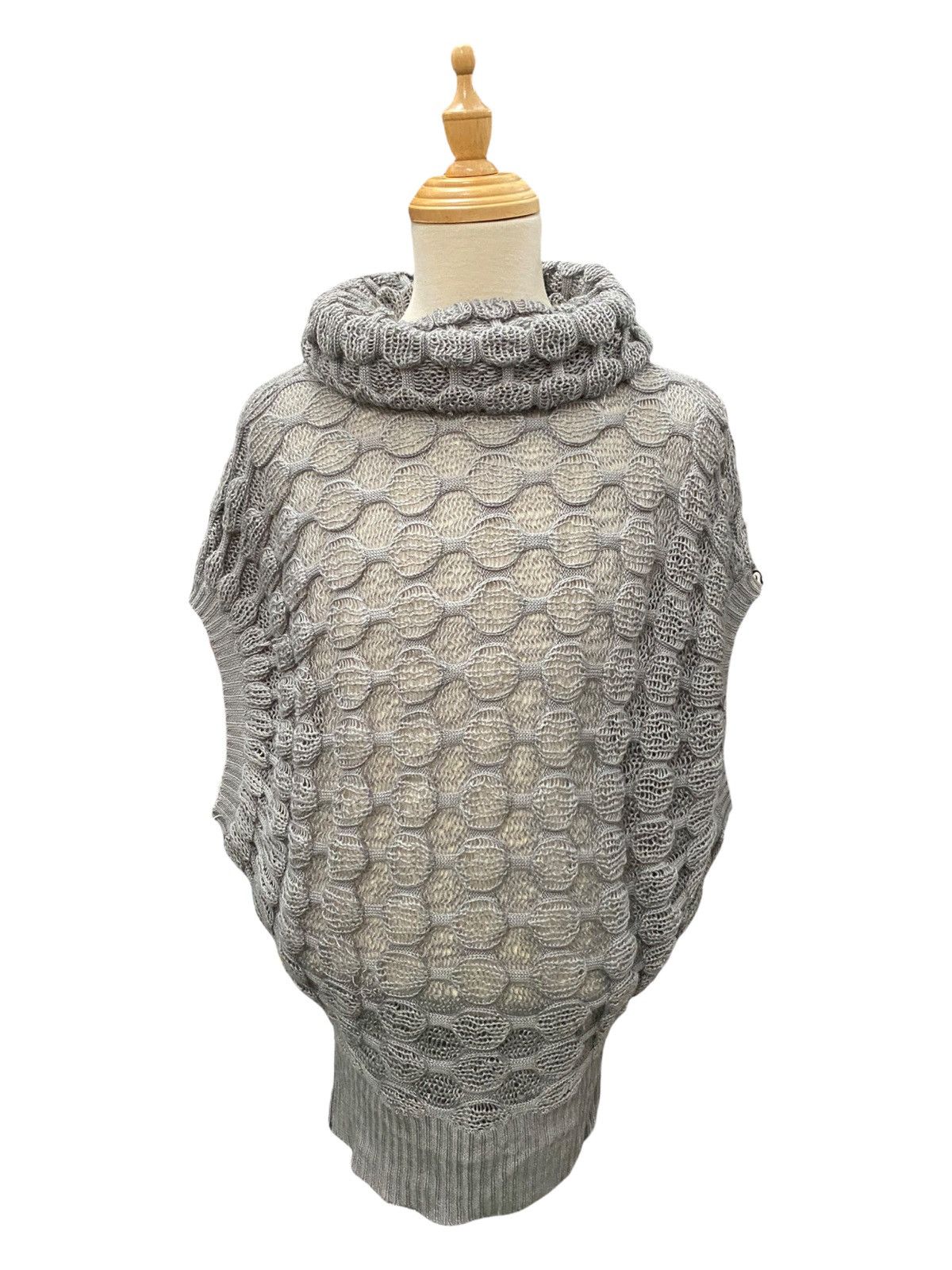 image of Forever 21 Highneck Knitwear in Grey, Men's (Size Medium)