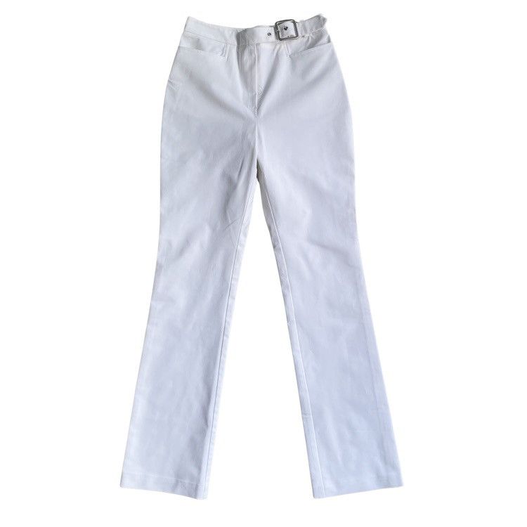 Gucci Vintage 1996 Gucci By Tom Ford Belt Trousers Size 26" / US 2 / IT 38 - 2 Thumbnail