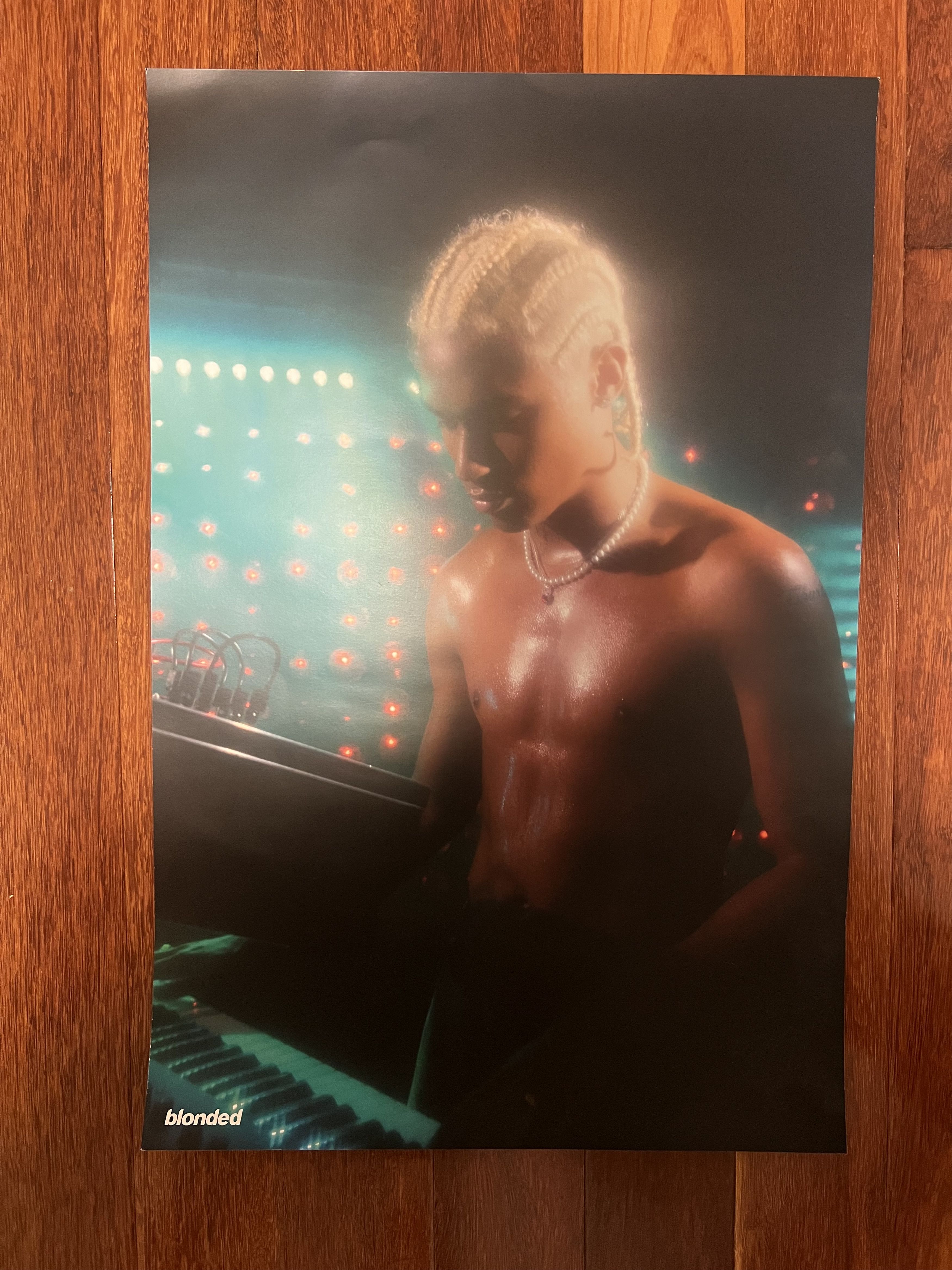 Frank Ocean 💚 Frank Ocean Blonded Plugger Double Sided Poster Size ONE SIZE - 6 Thumbnail