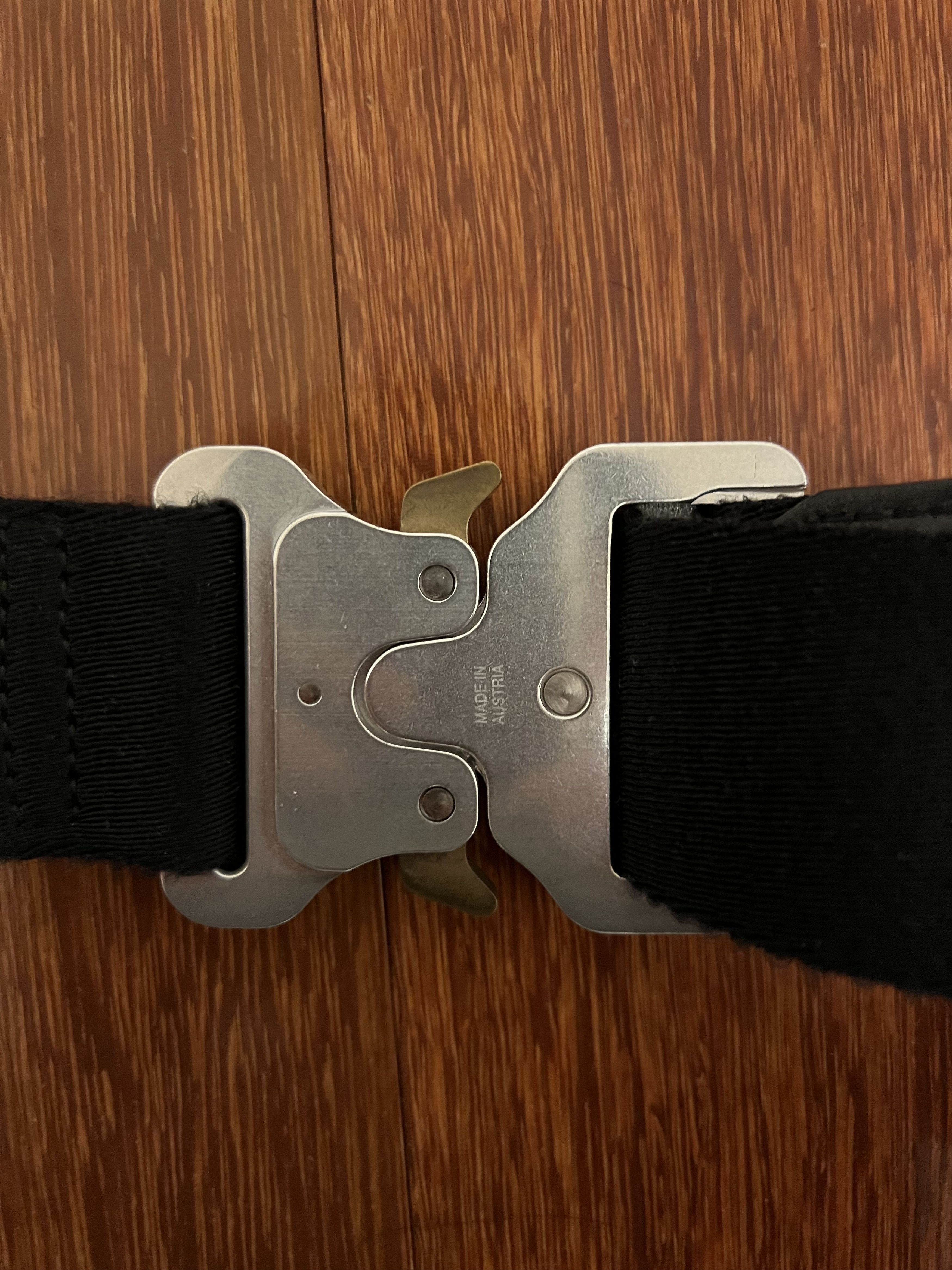 1017 ALYX 9SM 💚 FW19 Alyx Large Silver Classic Rollercoaster Belt Size ONE SIZE - 6 Thumbnail