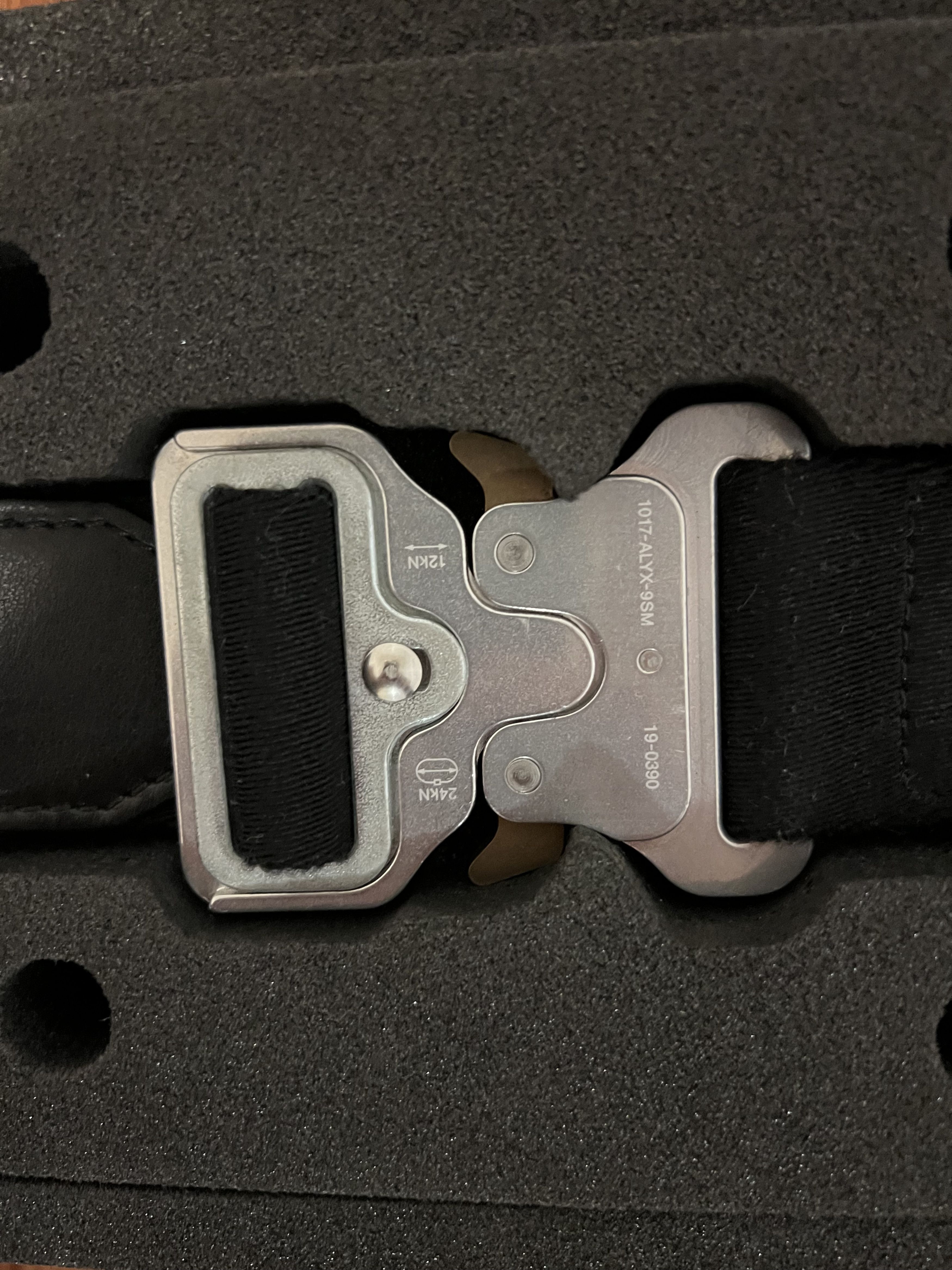1017 ALYX 9SM 💚 FW19 Alyx Large Silver Classic Rollercoaster Belt Size ONE SIZE - 3 Thumbnail