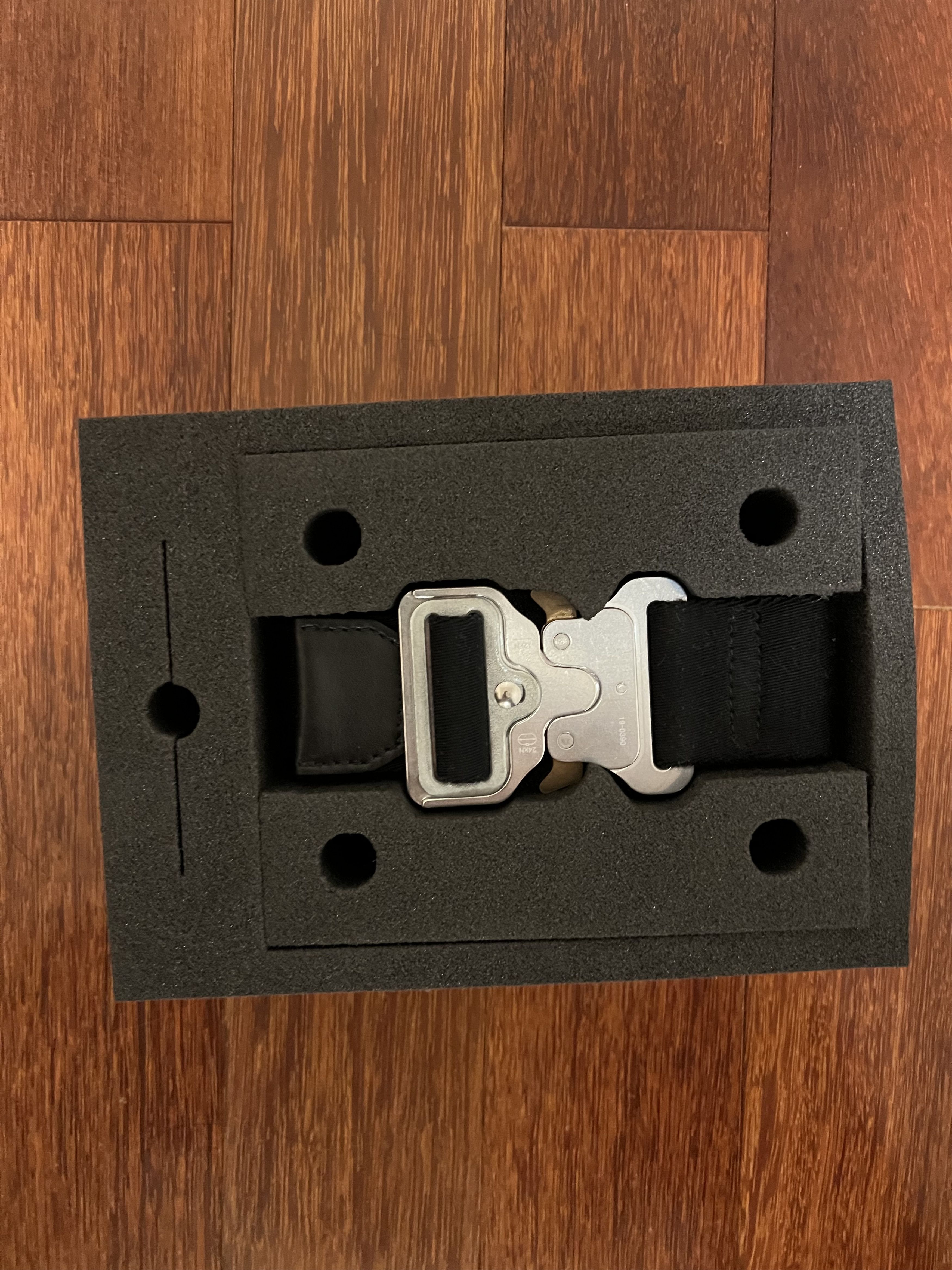 1017 ALYX 9SM 💚 FW19 Alyx Large Silver Classic Rollercoaster Belt Size ONE SIZE - 2 Thumbnail