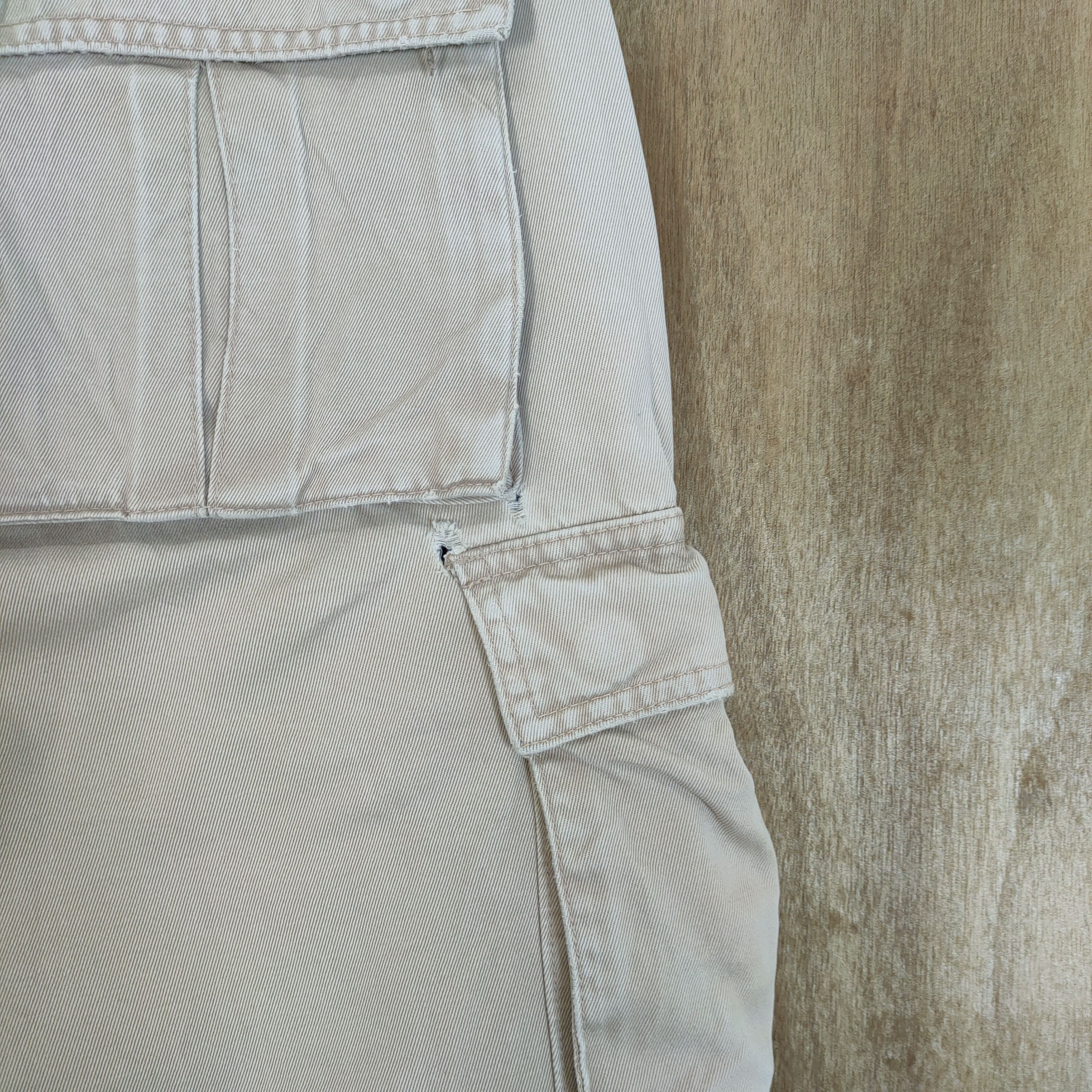 Japanese Brand VINTAGE DISTRESSED KNEE FADED CARGO PANTS Size US 32 / EU 48 - 13 Thumbnail