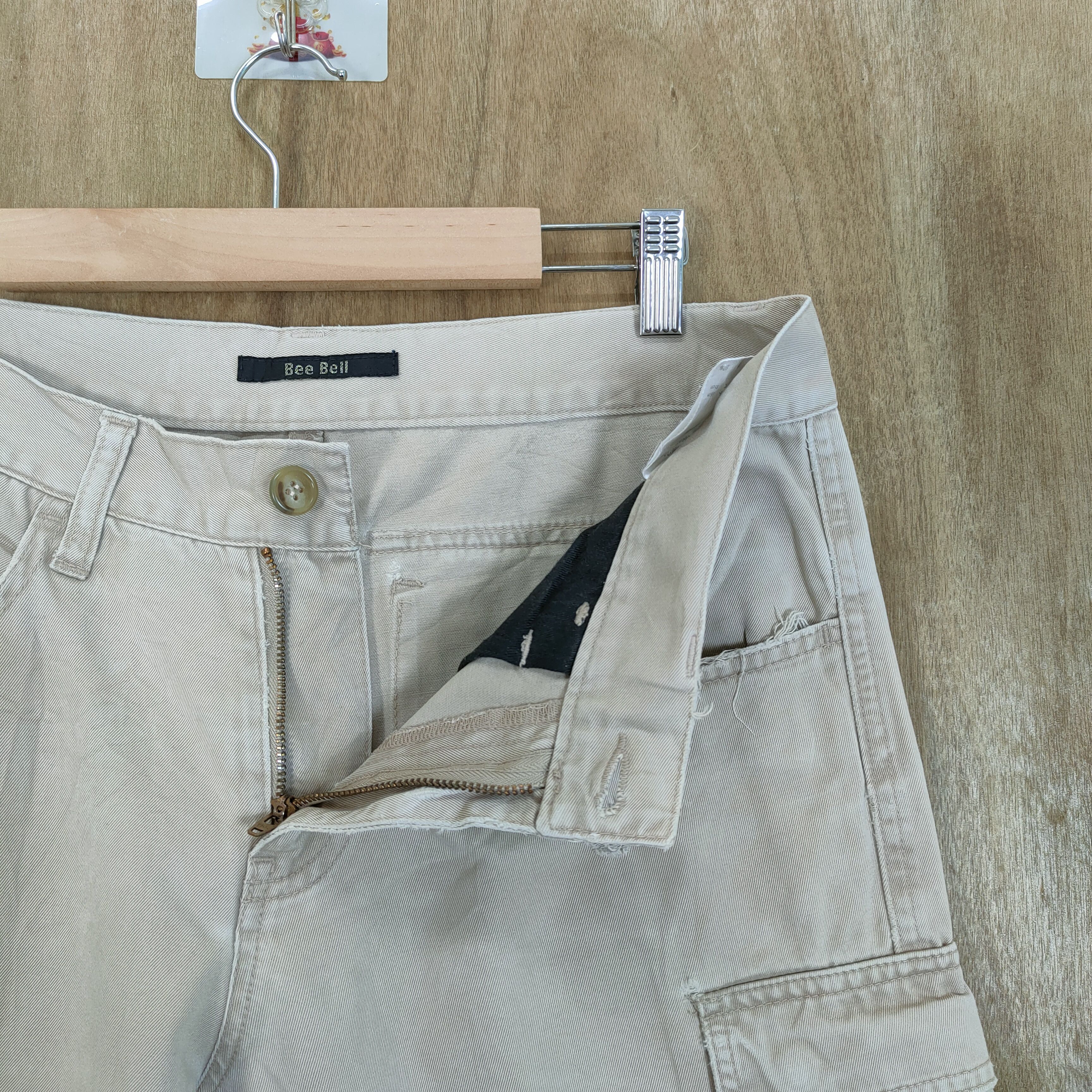 Japanese Brand VINTAGE DISTRESSED KNEE FADED CARGO PANTS Size US 32 / EU 48 - 5 Thumbnail