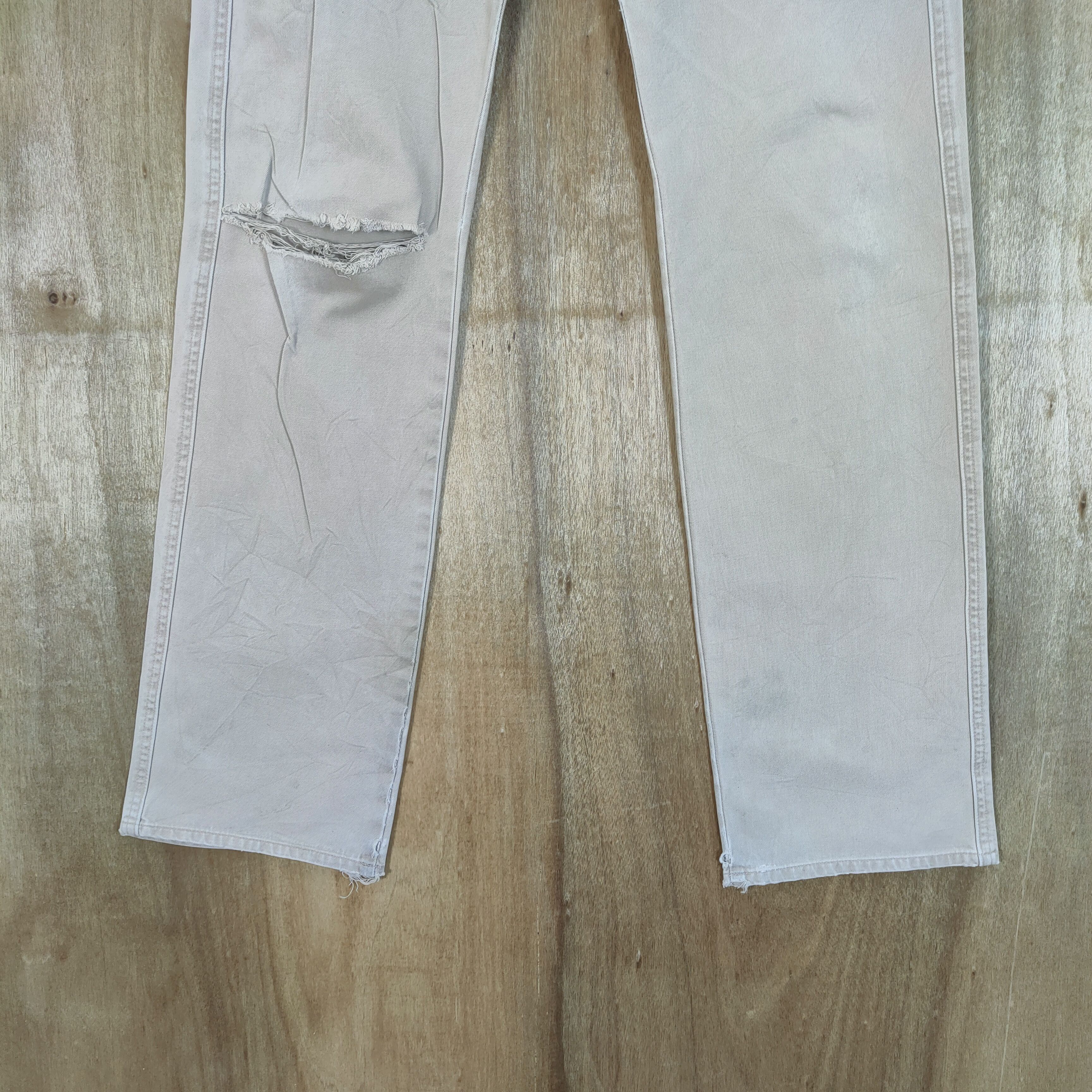 Japanese Brand VINTAGE DISTRESSED KNEE FADED CARGO PANTS Size US 32 / EU 48 - 3 Thumbnail