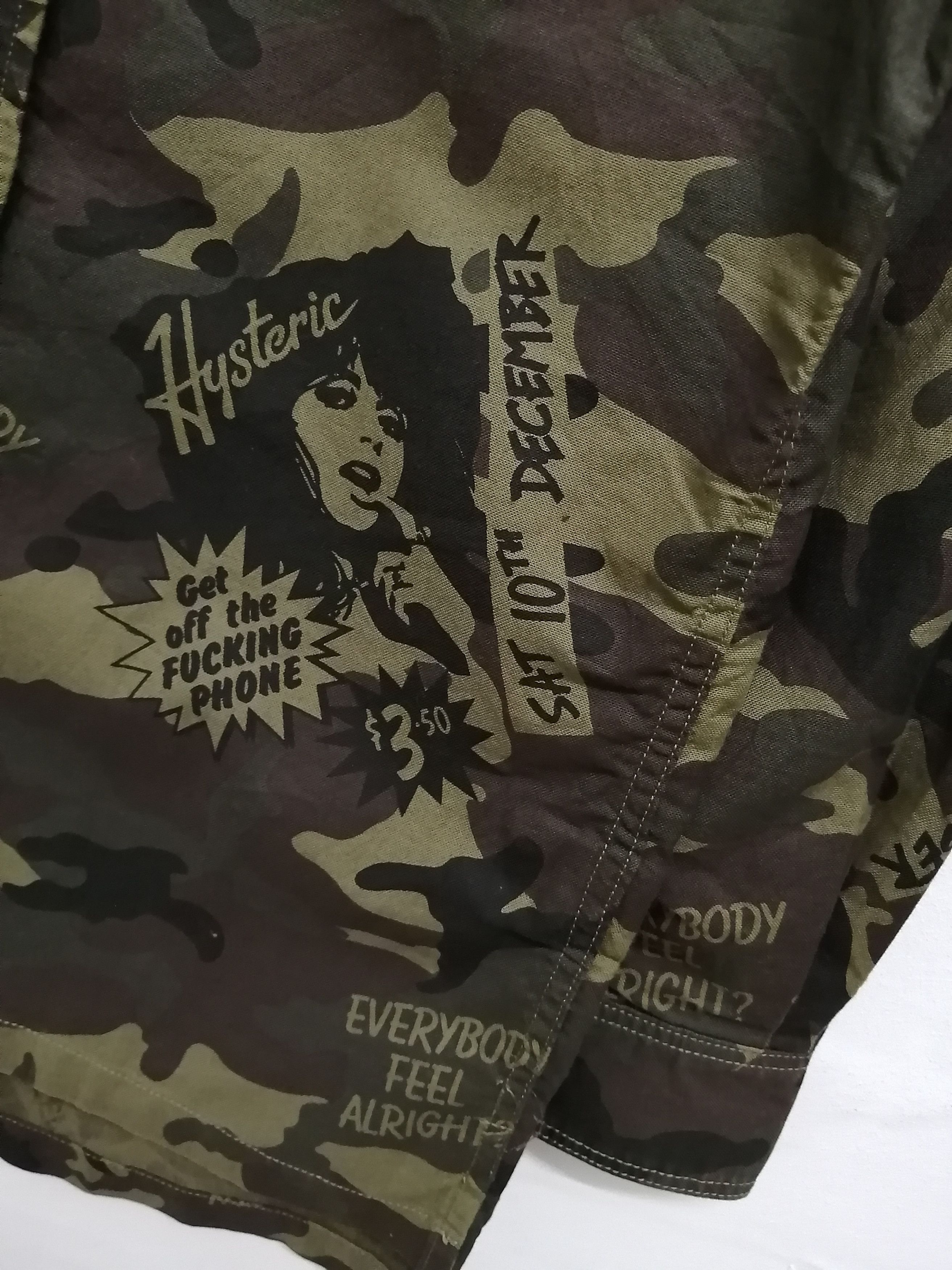 Hysteric Glamour HYSTERIC GLAMOUR Camouflage Shirt Size S / US 4 / IT 40 - 7 Thumbnail