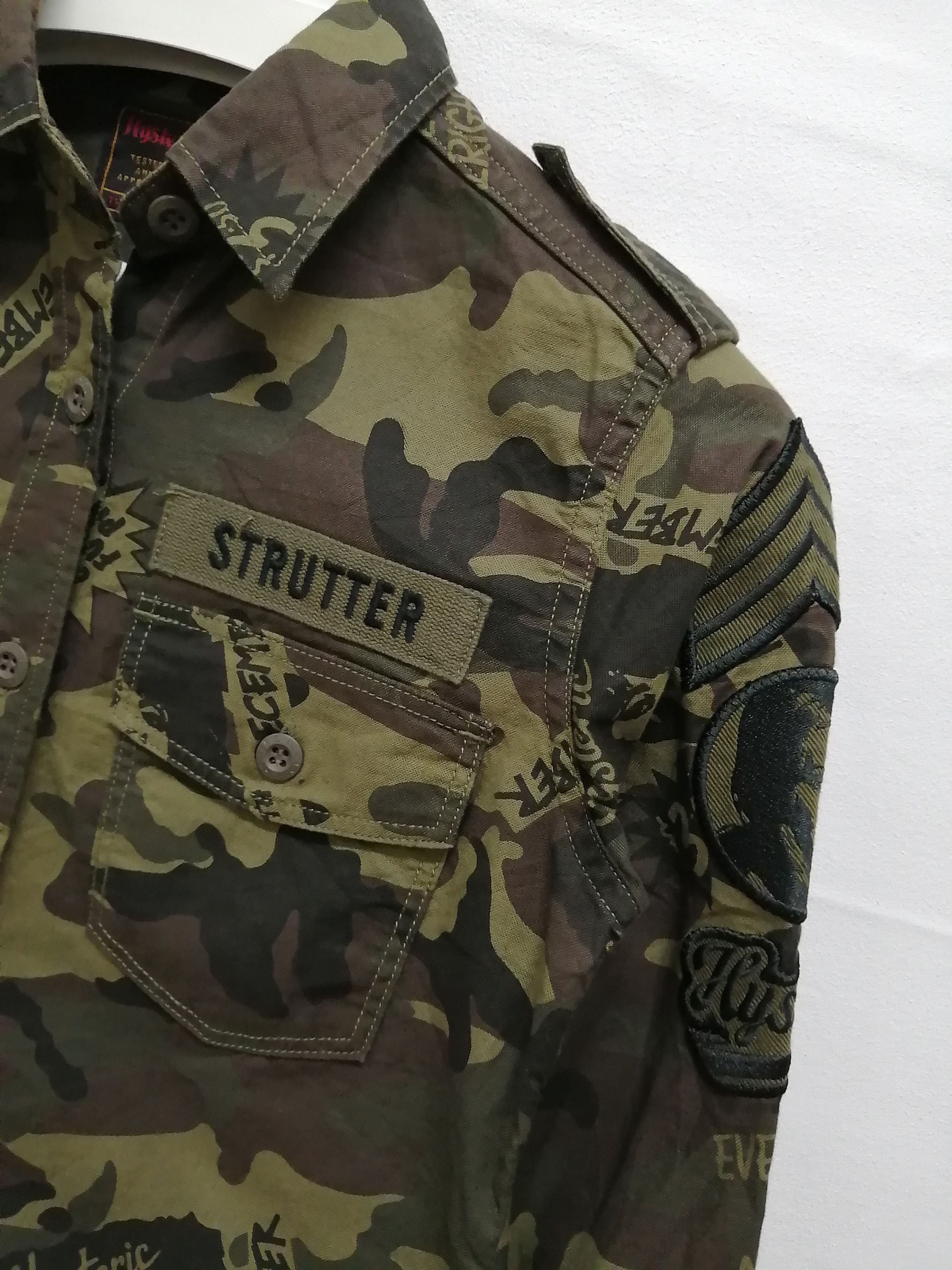 Hysteric Glamour HYSTERIC GLAMOUR Camouflage Shirt Size S / US 4 / IT 40 - 6 Thumbnail
