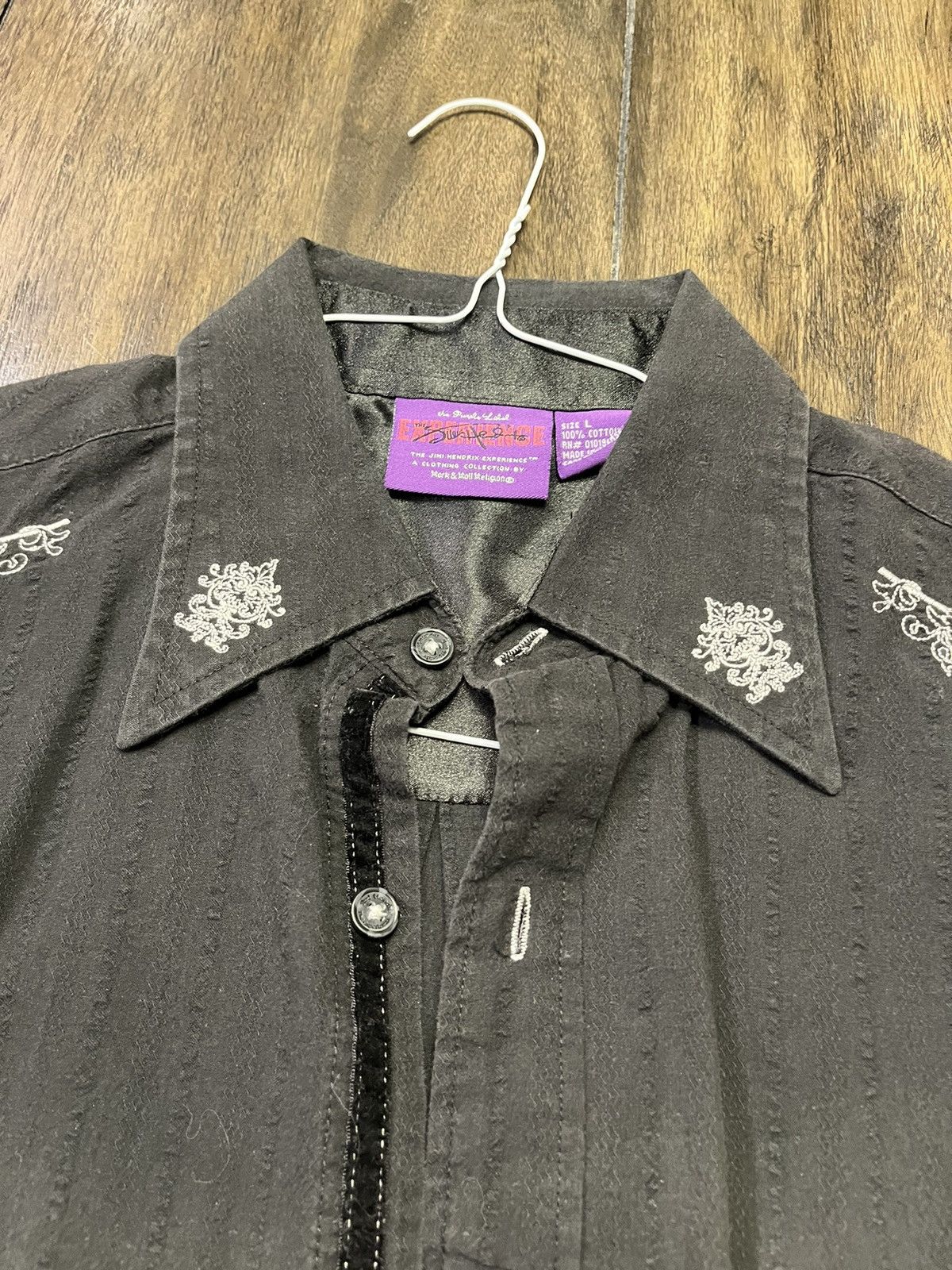 Band Tees Jimi Hendrix Experience Purple Label Long Sleeve Shirt Size US L / EU 52-54 / 3 - 4 Thumbnail