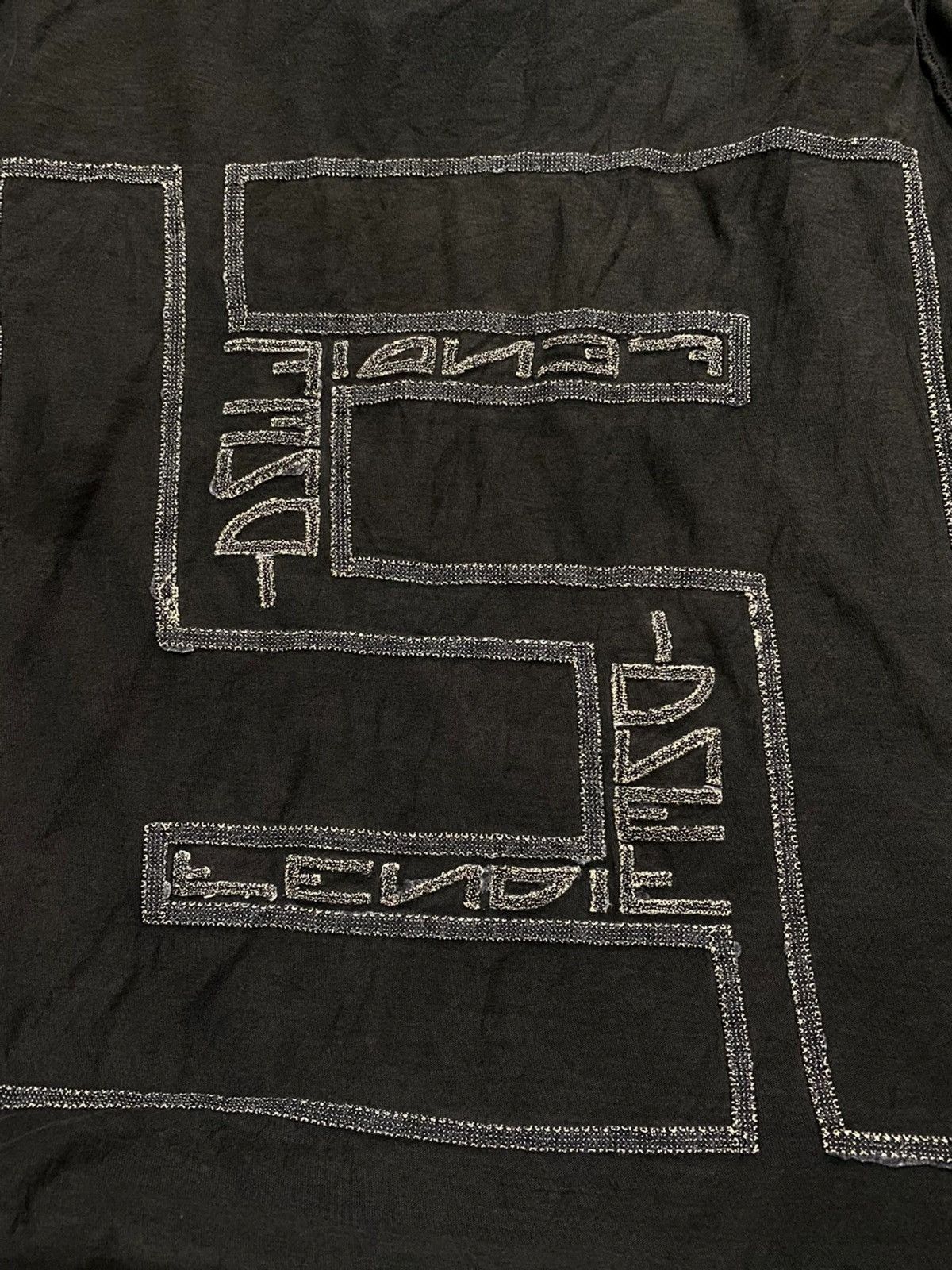 Designer × Fendi FENDI EMBROIDERY SPELL OUT SHORT SLEEVE Size S / US 4 / IT 40 - 5 Thumbnail