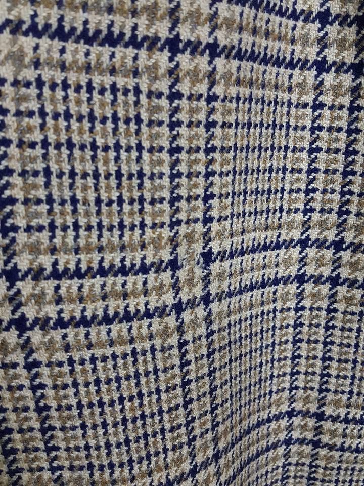 Aquascutum Made In ENGLAND Houndstooth Pure Cashmere Woven Coat Size US M / EU 48-50 / 2 - 16 Thumbnail